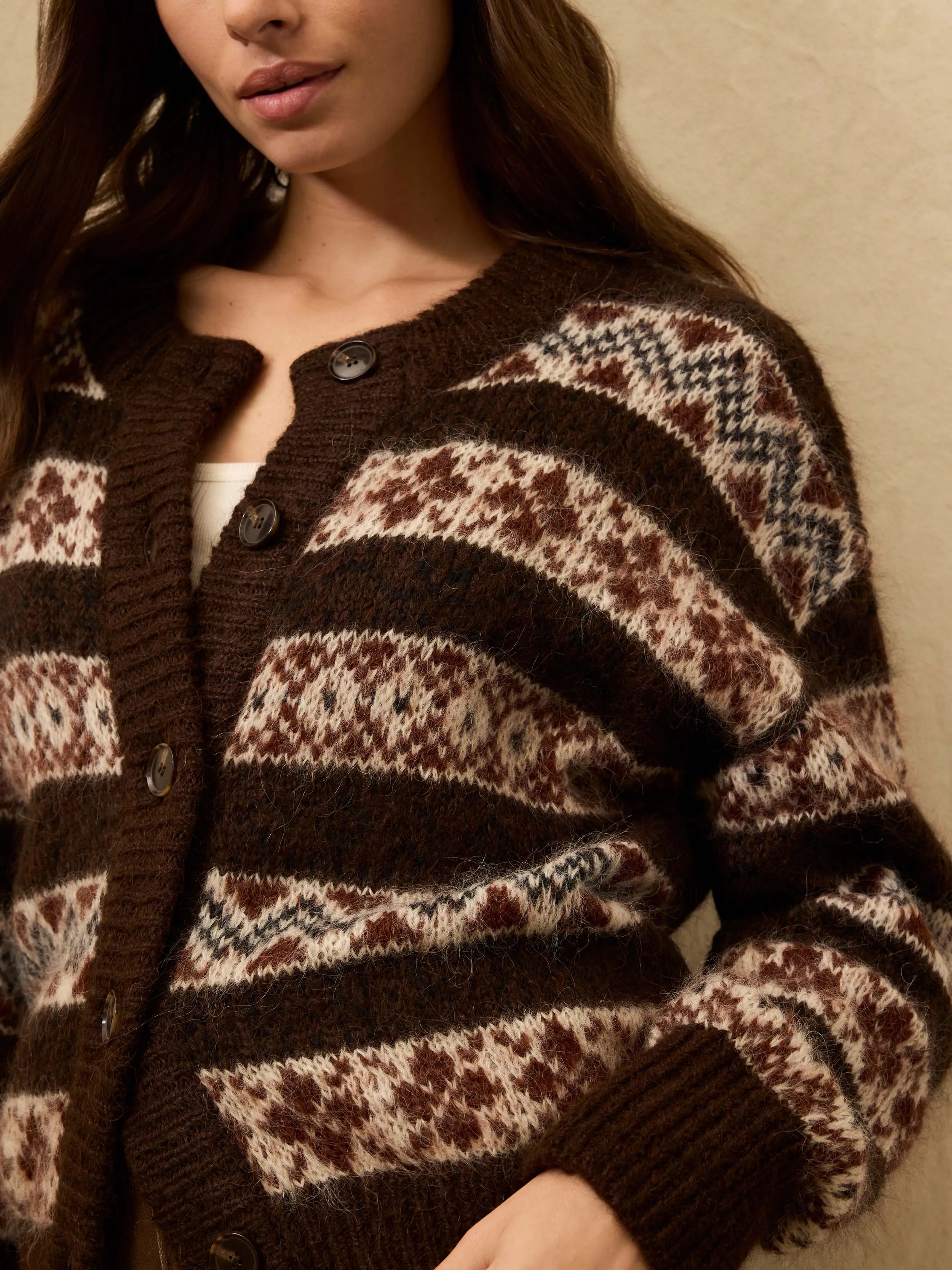 Wildwood Cardigan - Chestnut sold by Faherty product image thumbnail 5
