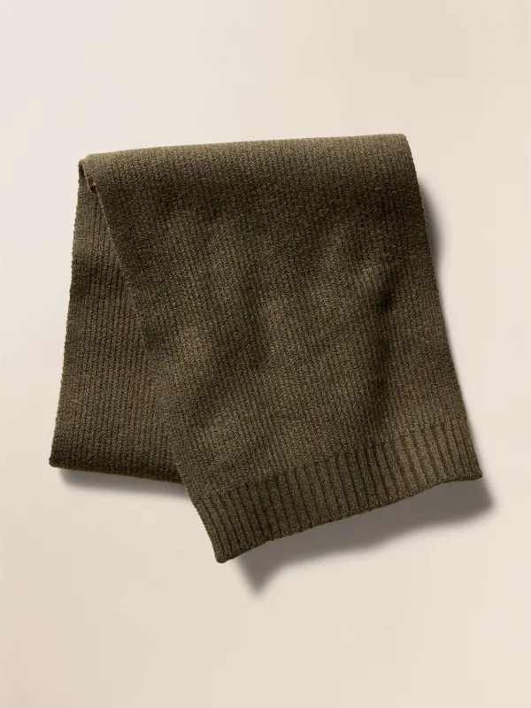 Jackson Scarf - Olive Heather sold by Faherty