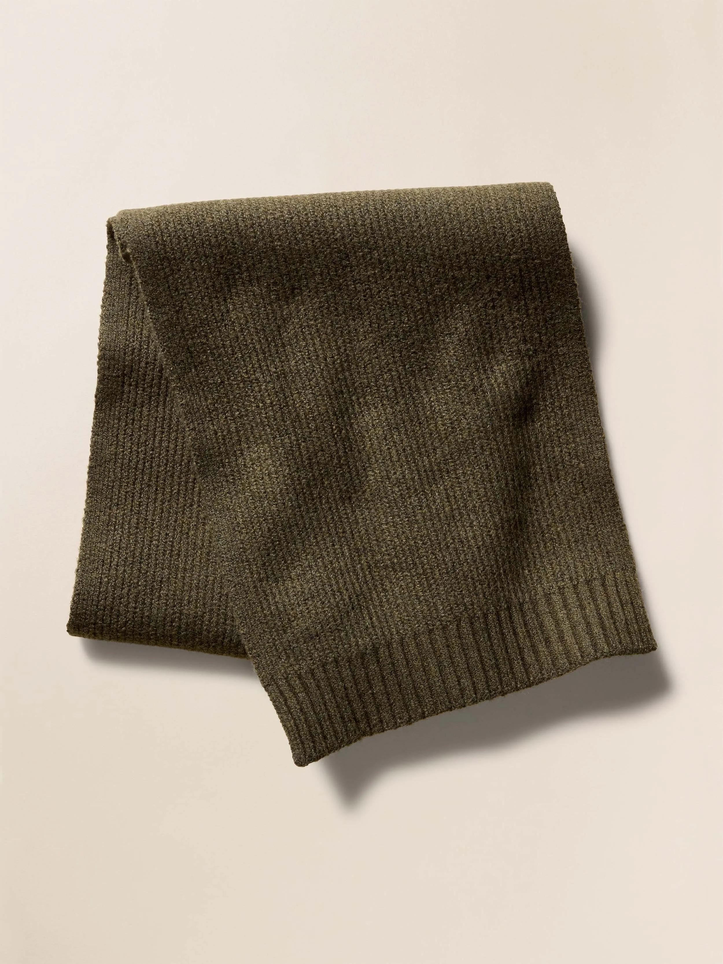 Jackson Scarf - Olive Heather sold by Faherty