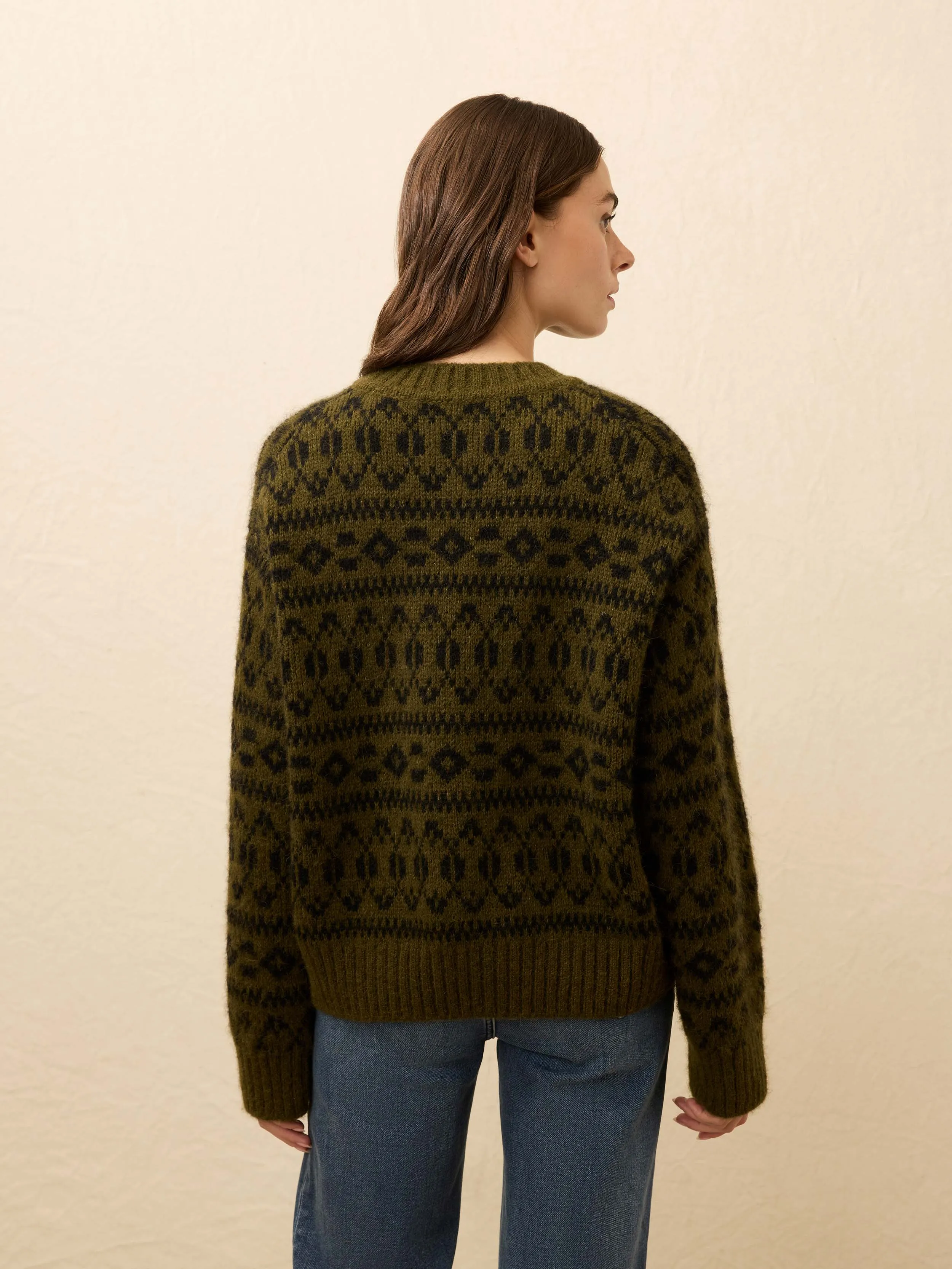 Midnight Bay Crew - Olive sold by Faherty product image thumbnail 5