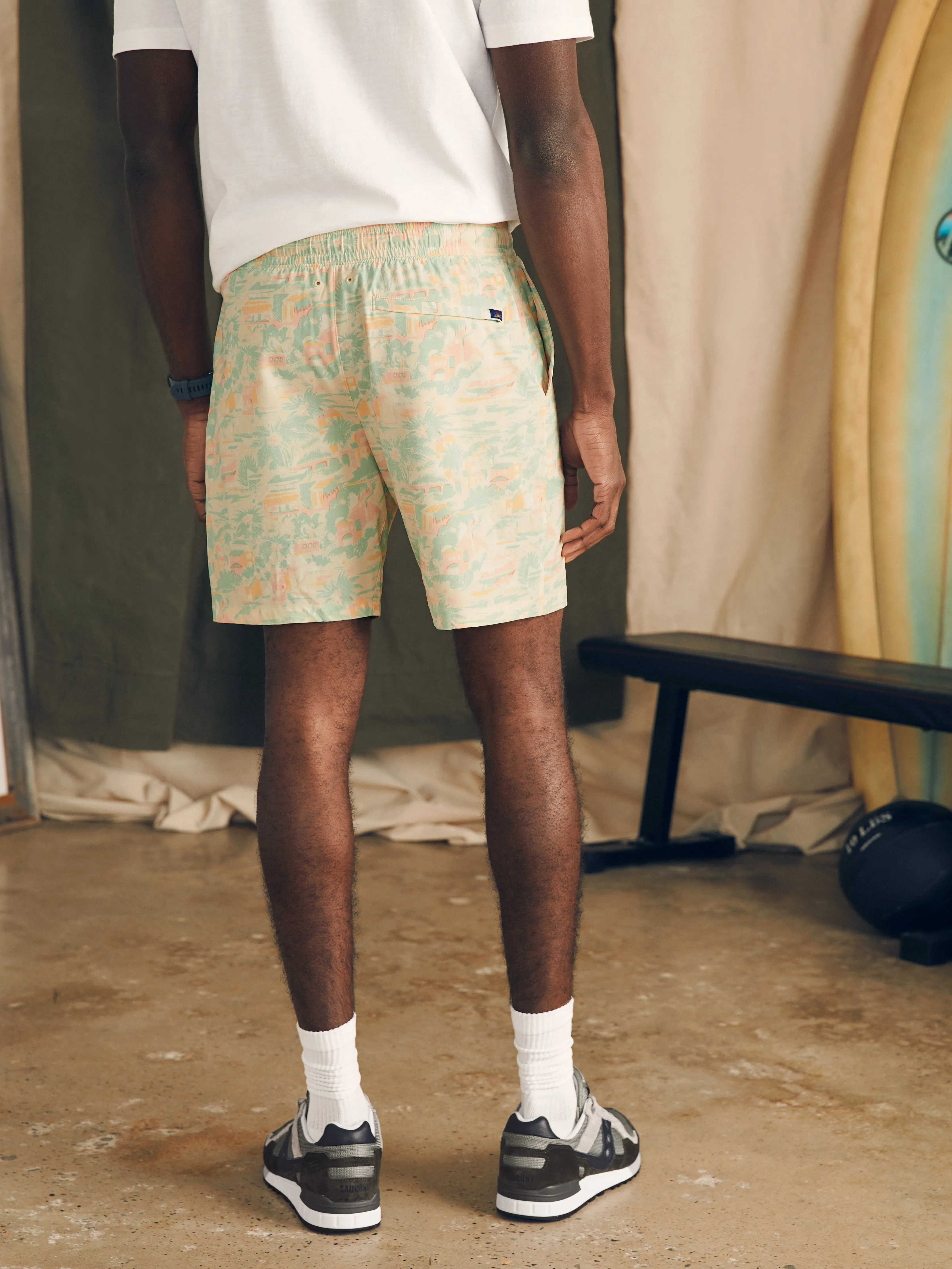 Shorelite Active Swim Short (7" Inseam) - Sunwashed Keywest sold by Faherty product image thumbnail 5