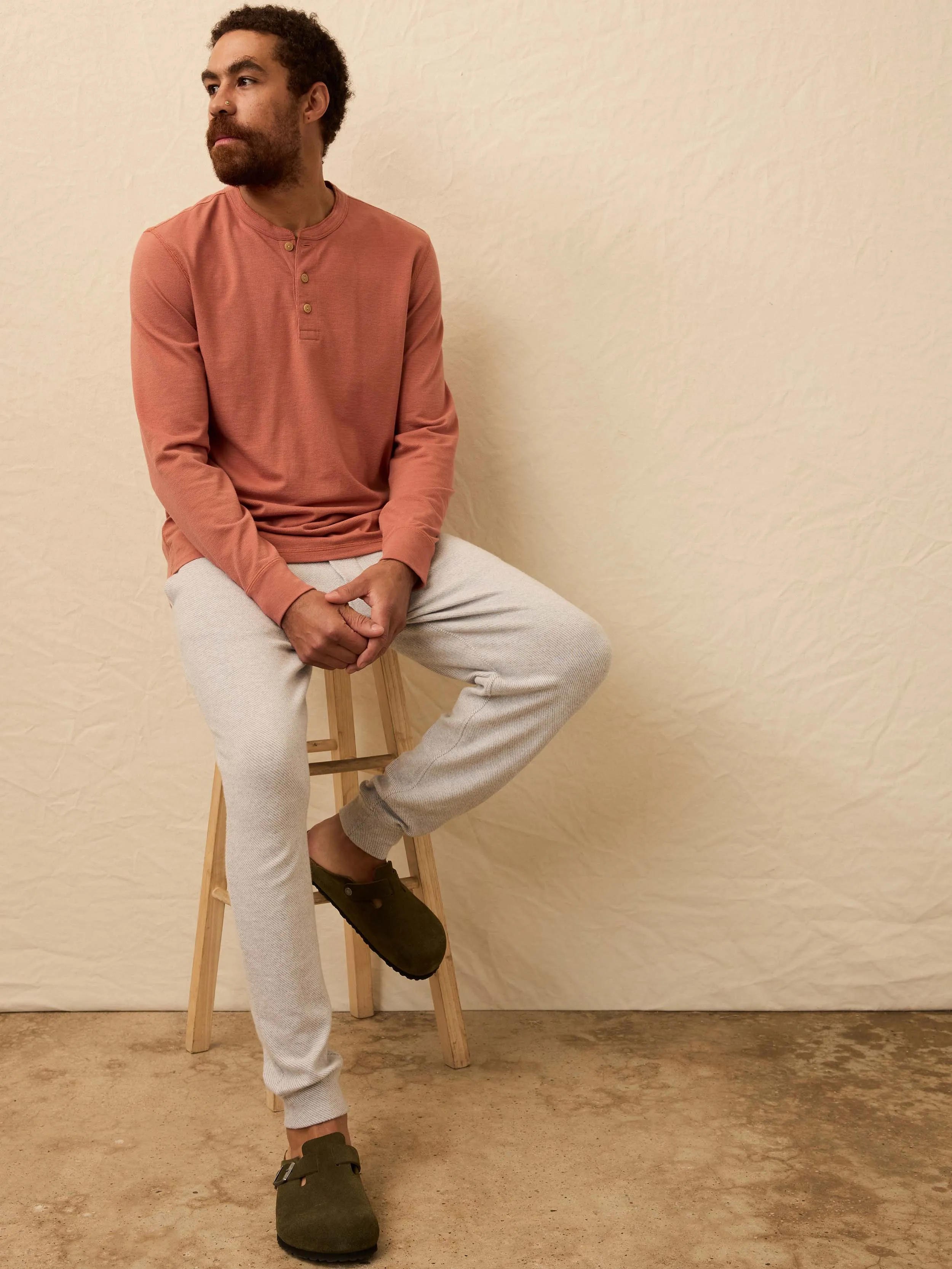 Legend™ Sweatpant - Light Heather Grey sold by Faherty product image thumbnail 3