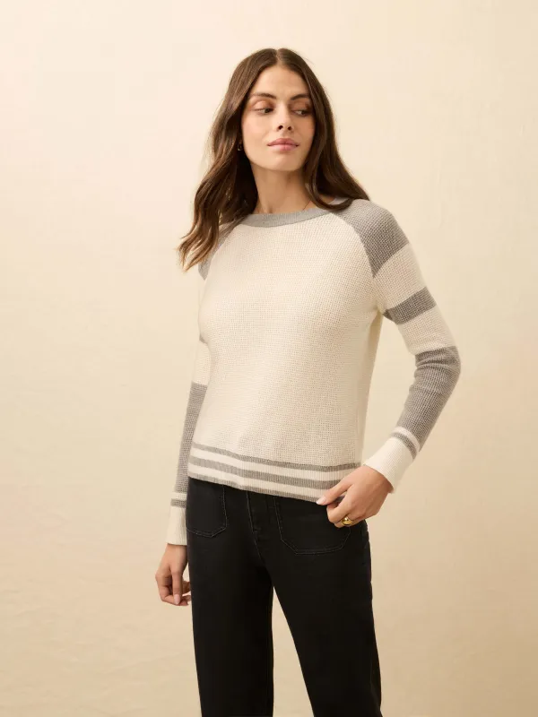 Throwback Crew - Lake Mist sold by Faherty