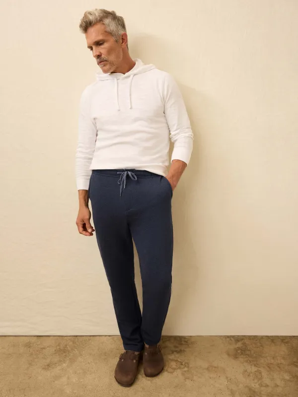 Inlet Jogger Pant - Navy Night Melange sold by Faherty