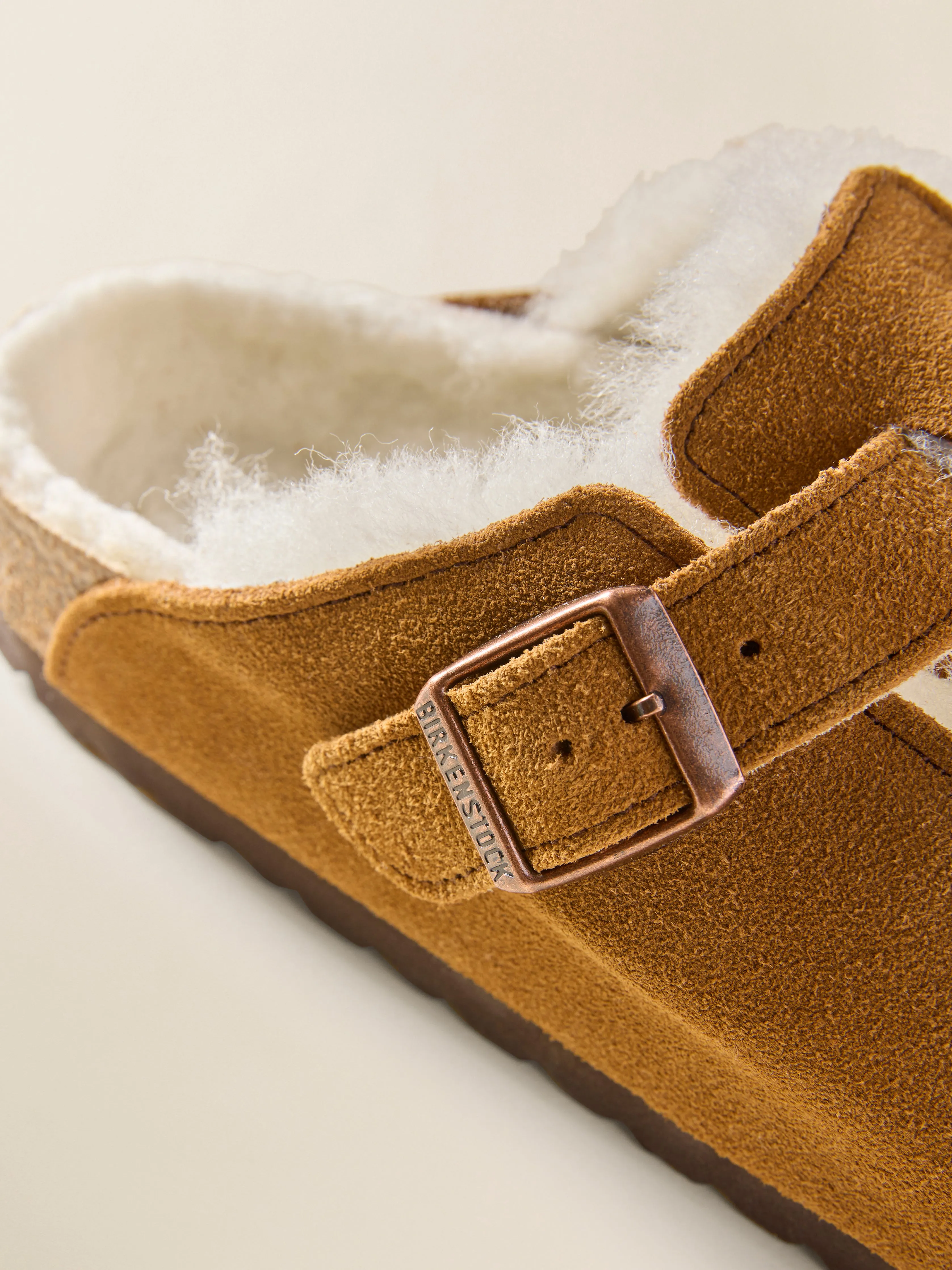 Birkenstock Women's Shearling Boston - Mink sold by Faherty product image thumbnail 2