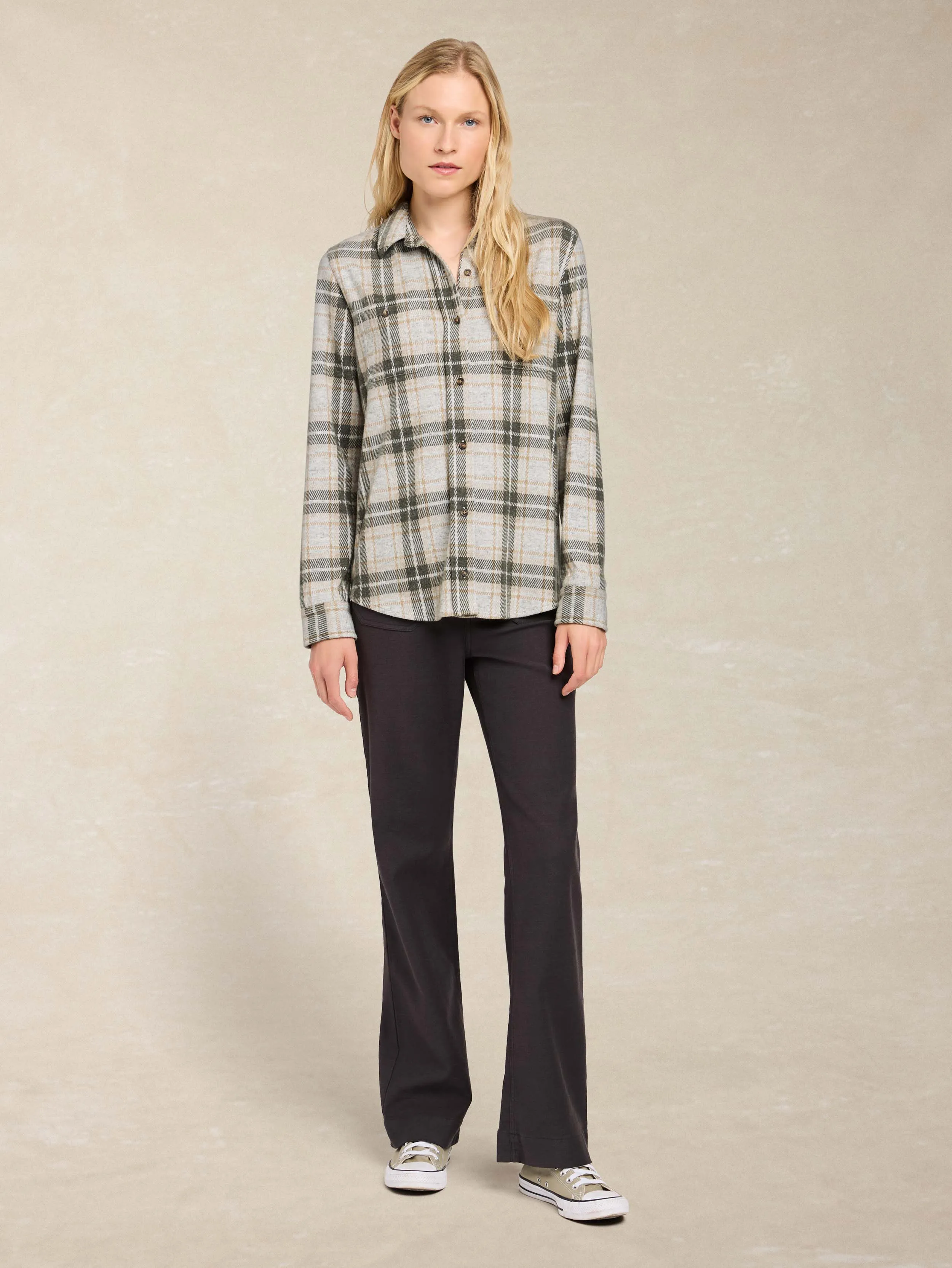 Legend™ Sweater Shirt - Olive Grove sold by Faherty product image thumbnail 2