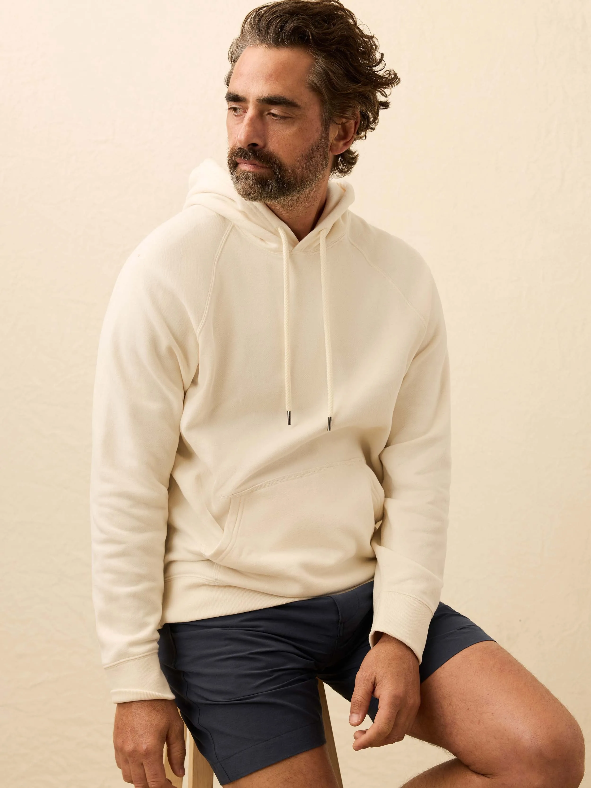 High Standard Fleece Hoodie - Cabo Blanco sold by Faherty