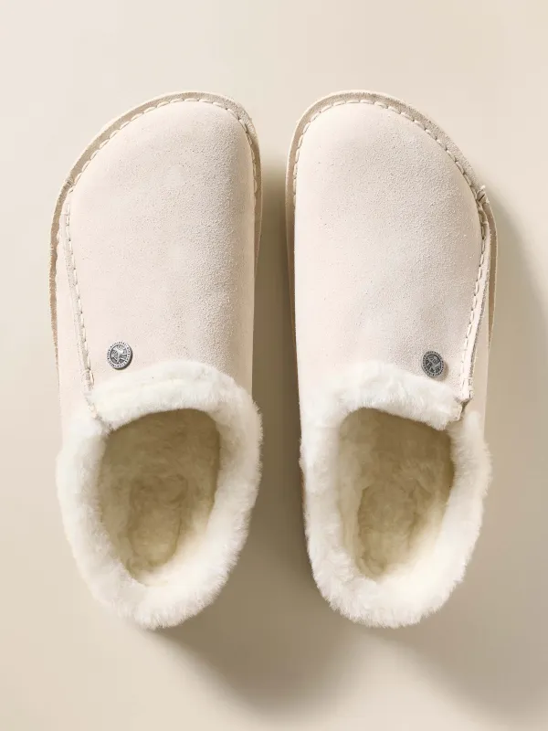 Birkenstock Zermatt Premium Slipper - Antique White sold by Faherty