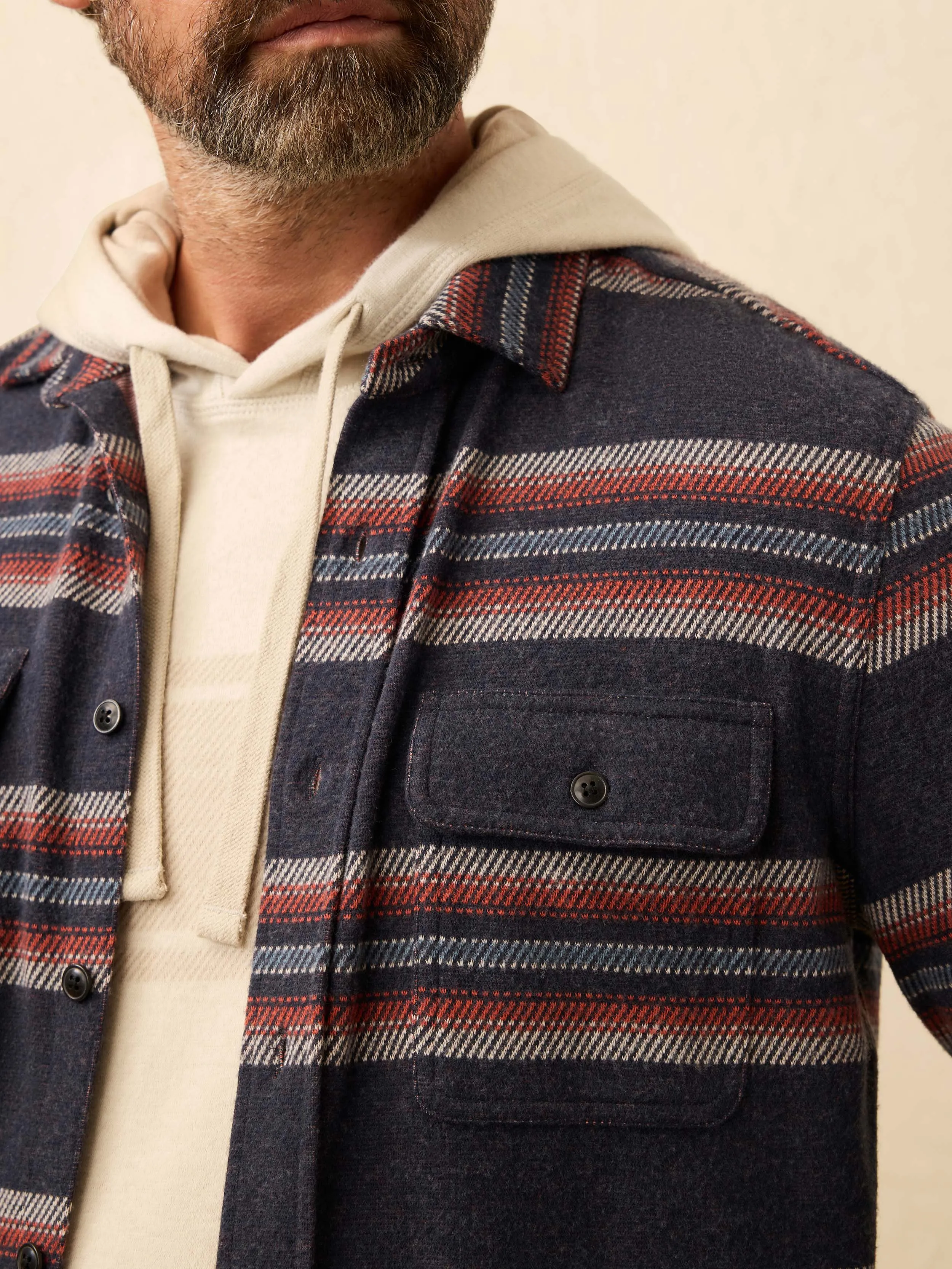 Legend™ Sweater Shirt - Vintage Serape sold by Faherty product image thumbnail 2