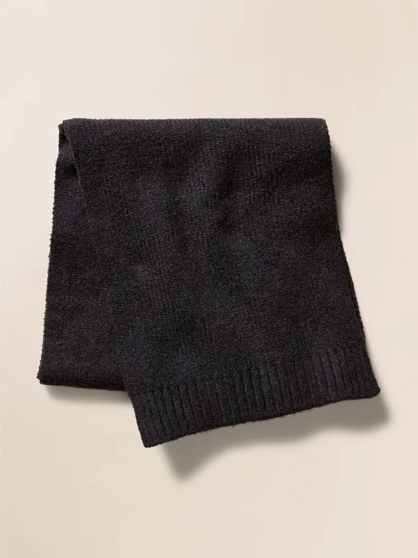 Jackson Scarf - Dark Ash Heather sold by Faherty