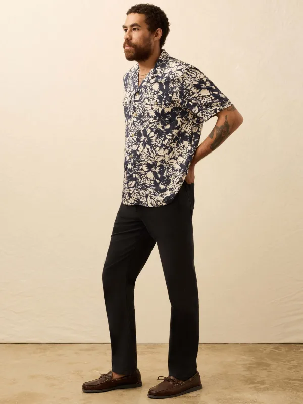Short-Sleeve Bali Camp Shirt - Fjord Bloom sold by Faherty