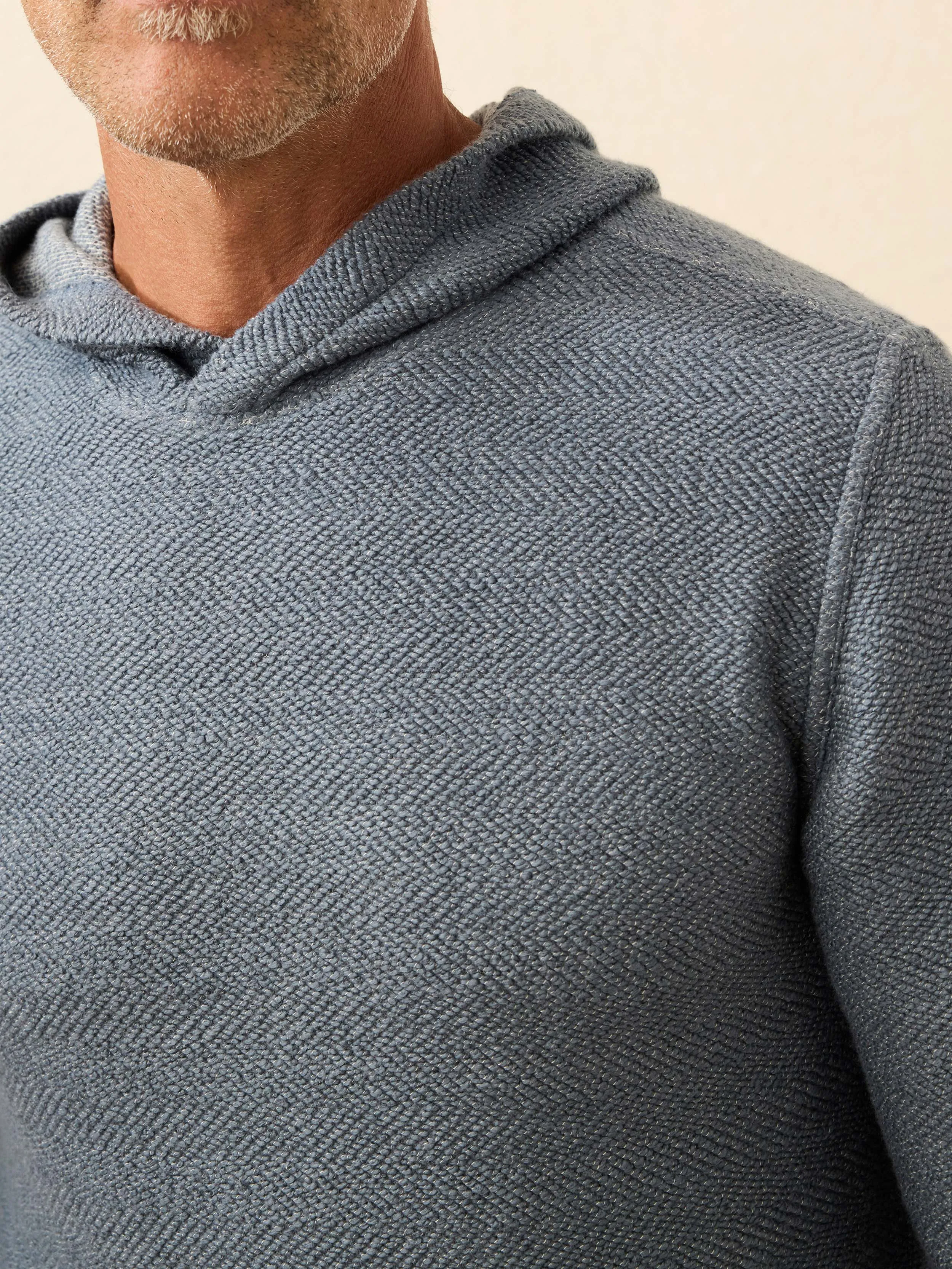 Whitewater Hoodie - Deep Marine sold by Faherty product image thumbnail 5