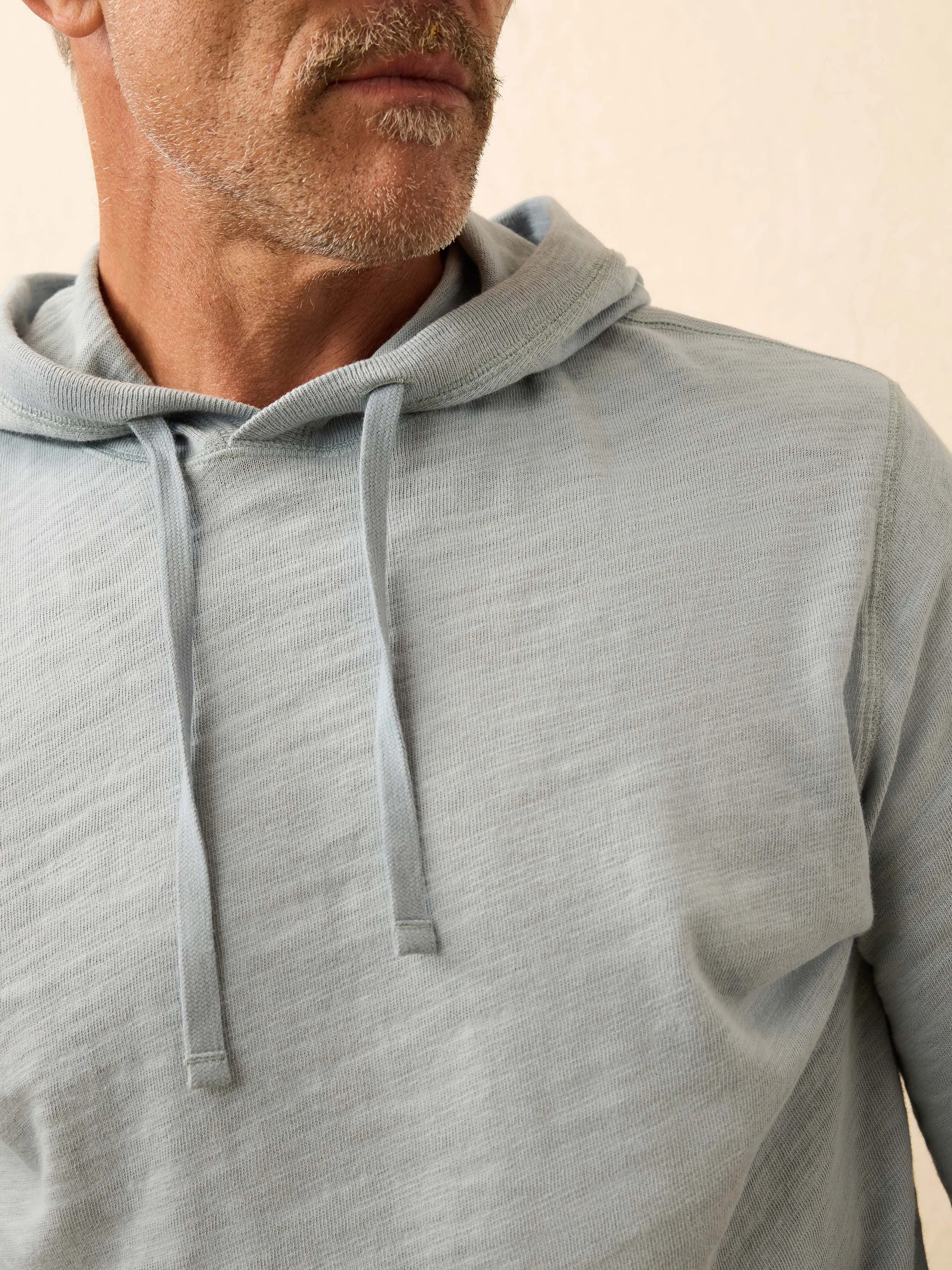 Sunwashed Organic Hoodie - Alaskan Blue sold by Faherty product image thumbnail 3