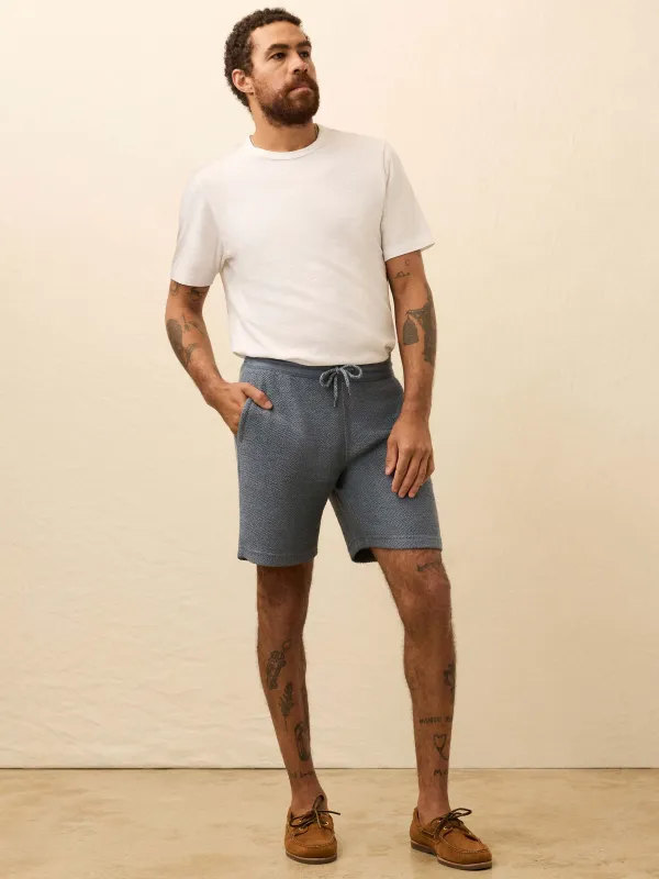 Whitewater Sweatshort - Deep Marine sold by Faherty