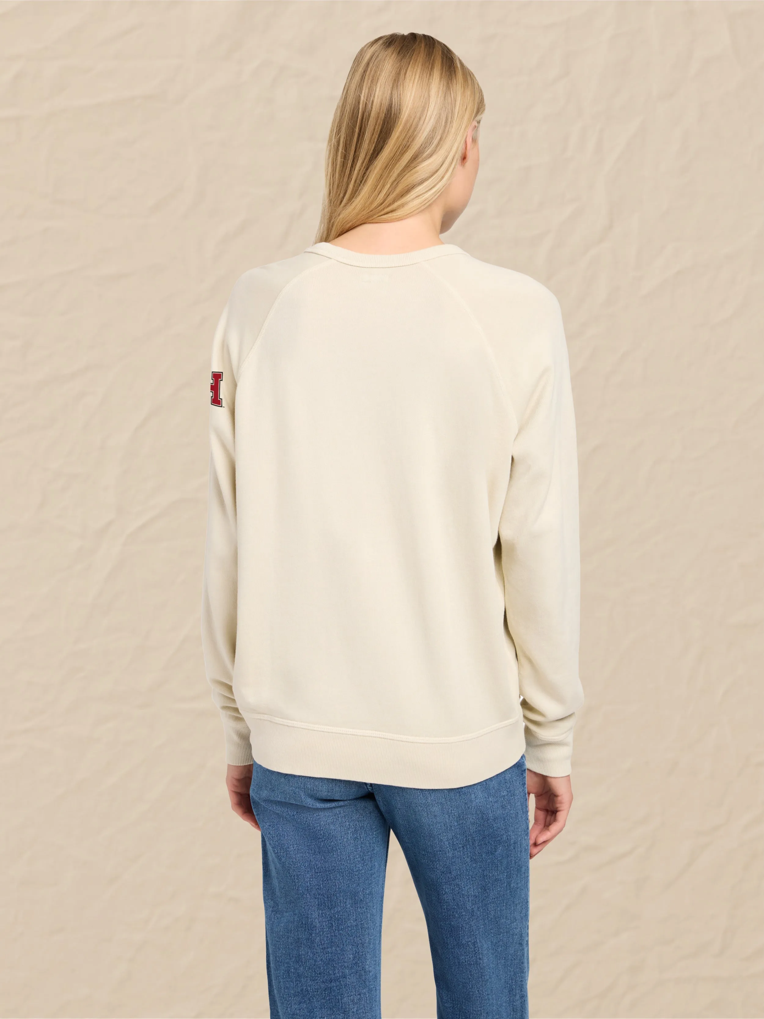 Harvard Coastal Cloud Crew - Summer Sand sold by Faherty product image thumbnail 2