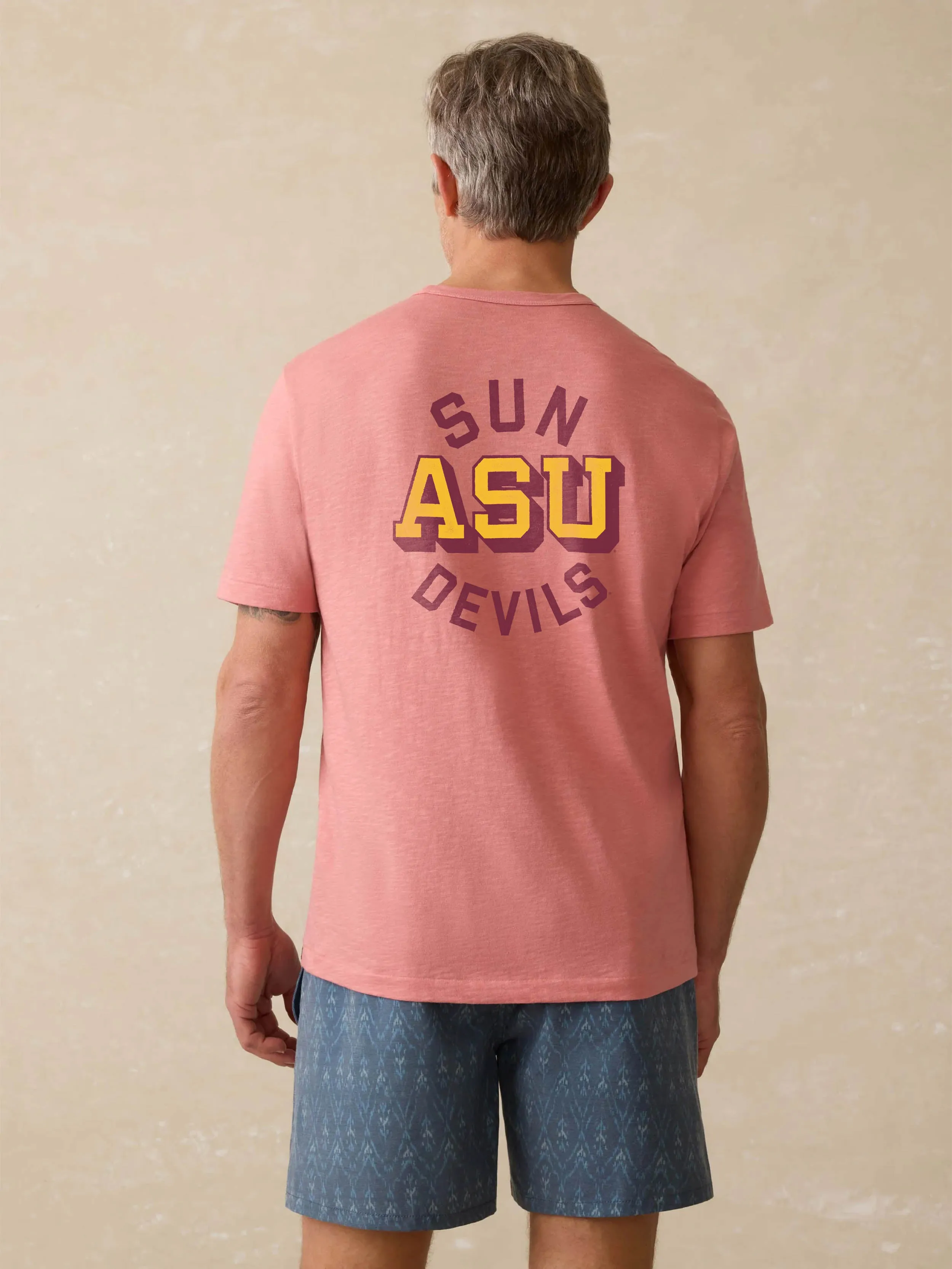 Arizona State University Sunwashed Tee - Faded Flag sold by Faherty product image thumbnail 2