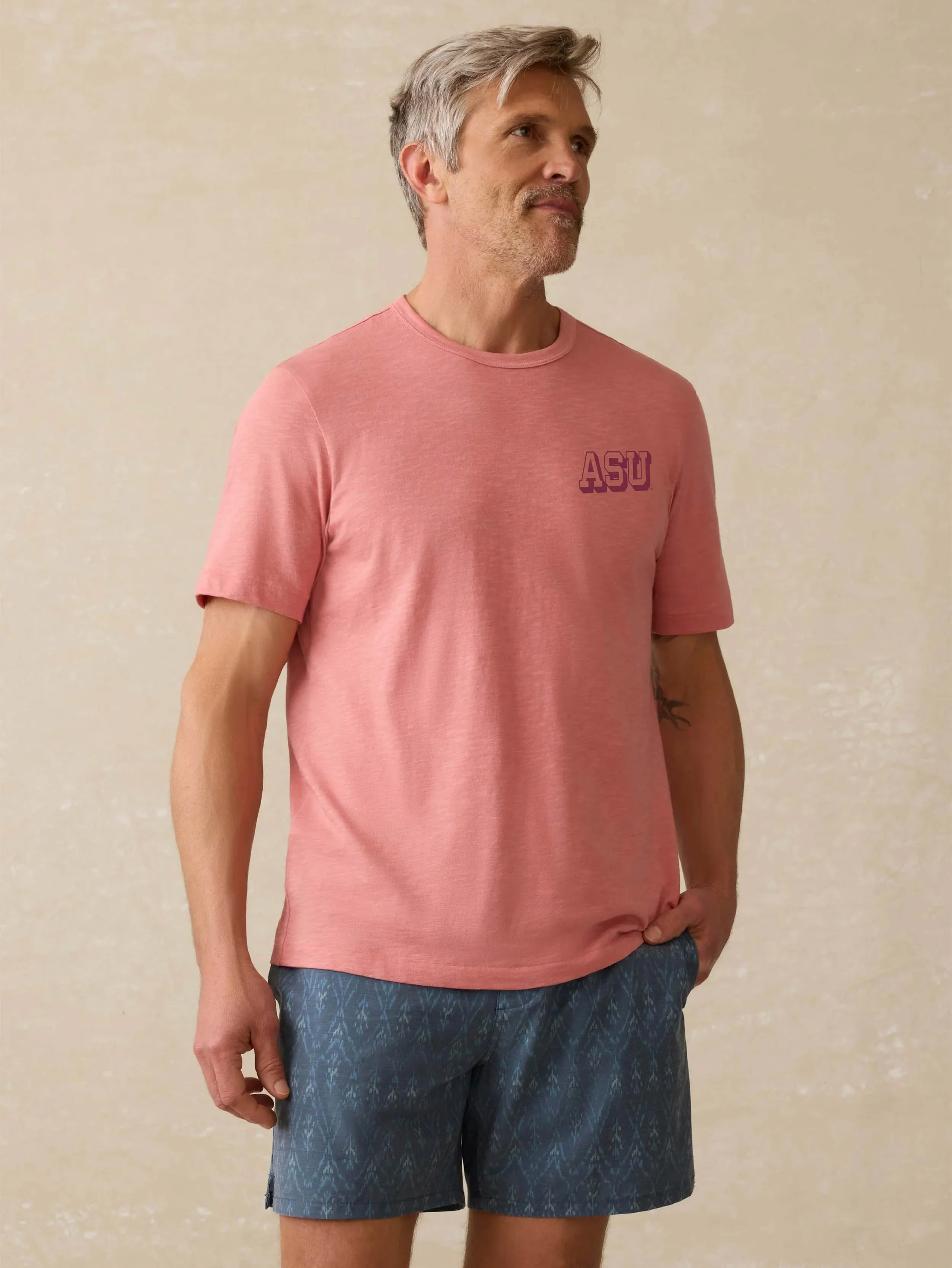 Arizona State University Sunwashed Tee - Faded Flag sold by Faherty product image thumbnail 3