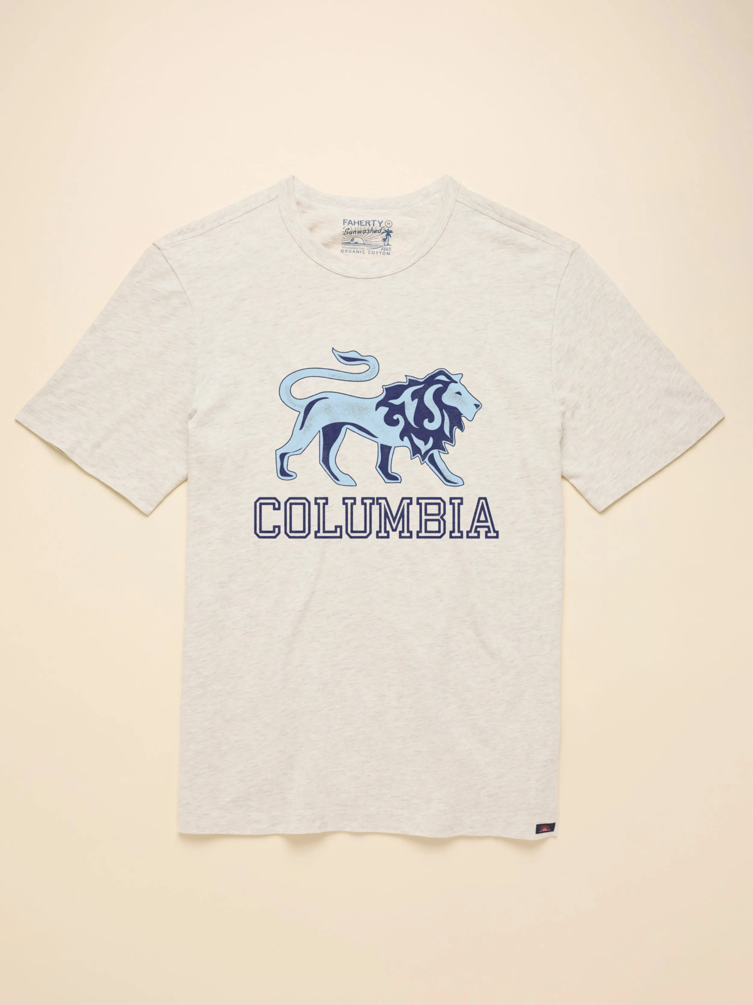 Columbia Sunwashed Tee - Island Dune Heather sold by Faherty