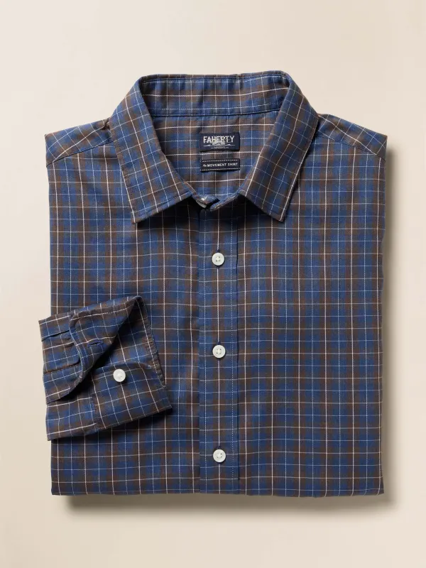 The Movement™ Shirt - Blue Oak Plaid sold by Faherty