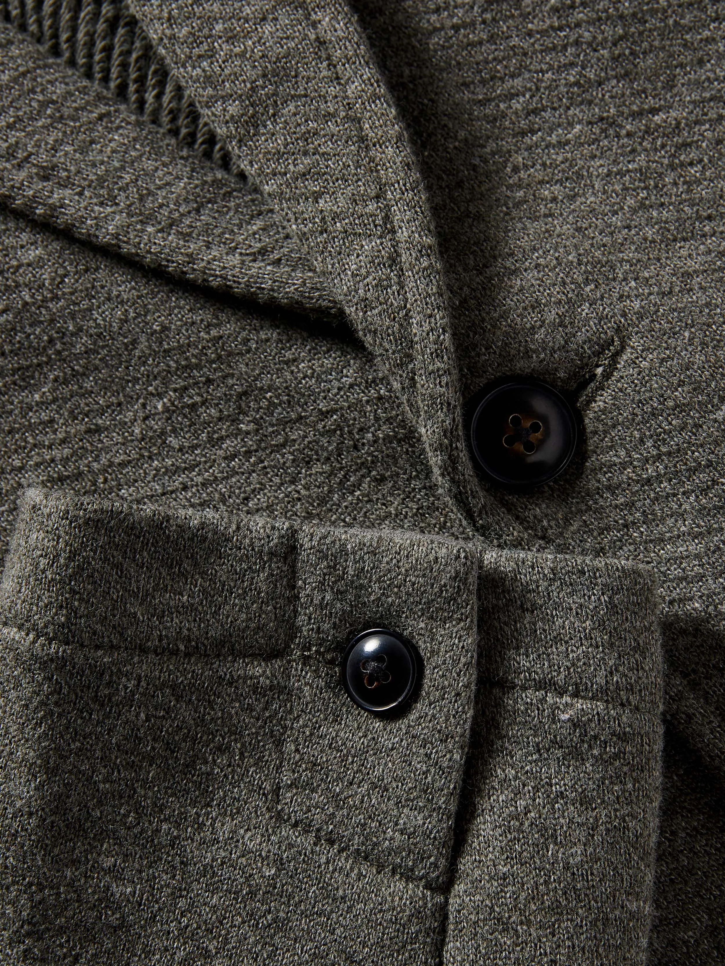 Inlet Knit Blazer - Olive Leaf Melange sold by Faherty product image thumbnail 2