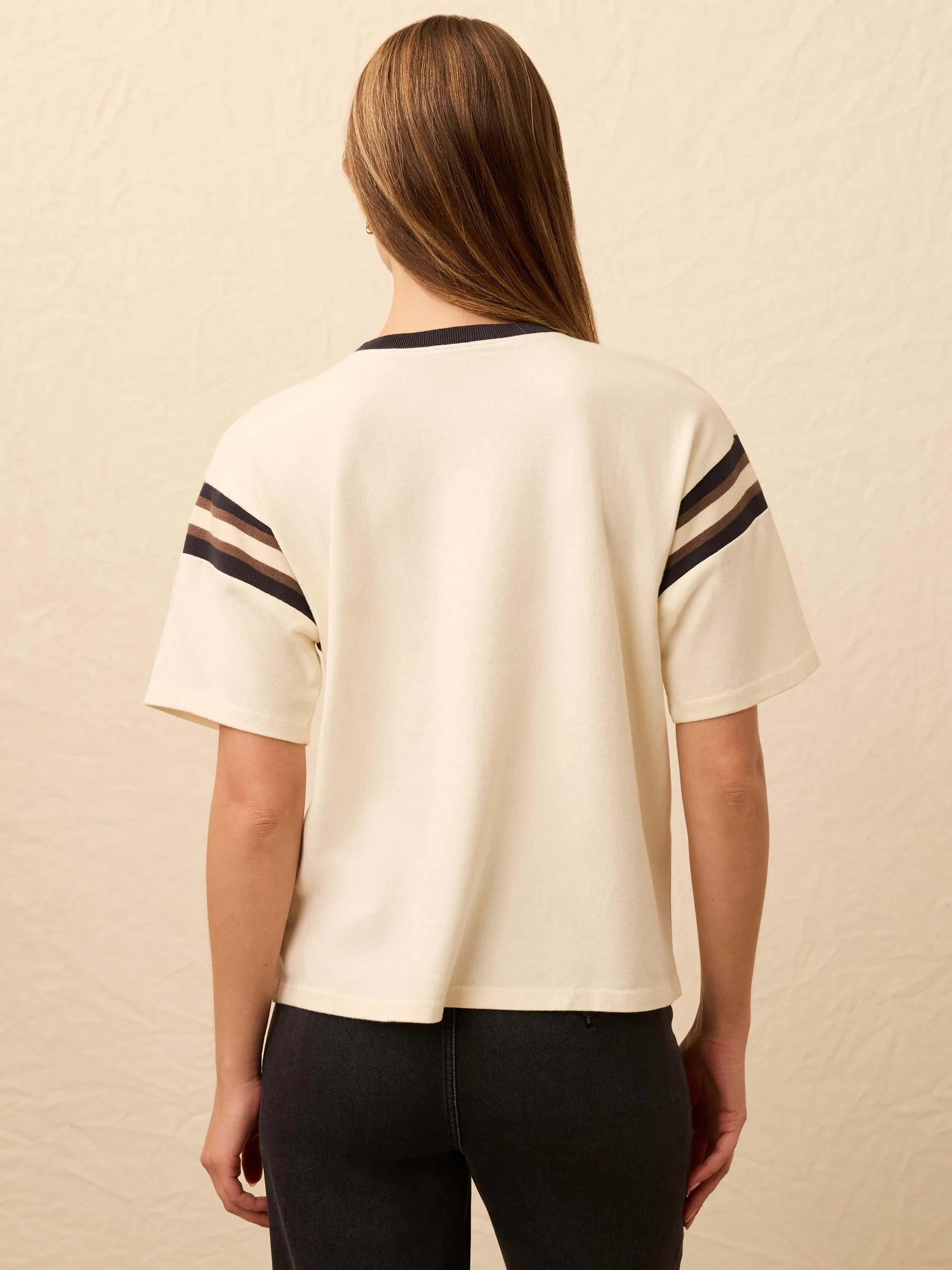 Sport Jersey Throwback Tee - Phantom Varsity sold by Faherty product image thumbnail 5