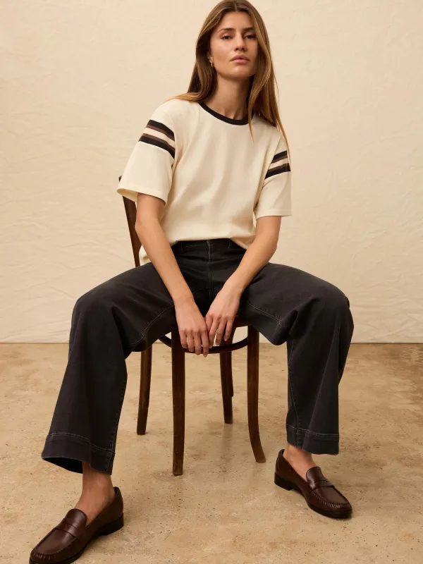 Sport Jersey Throwback Tee - Phantom Varsity sold by Faherty