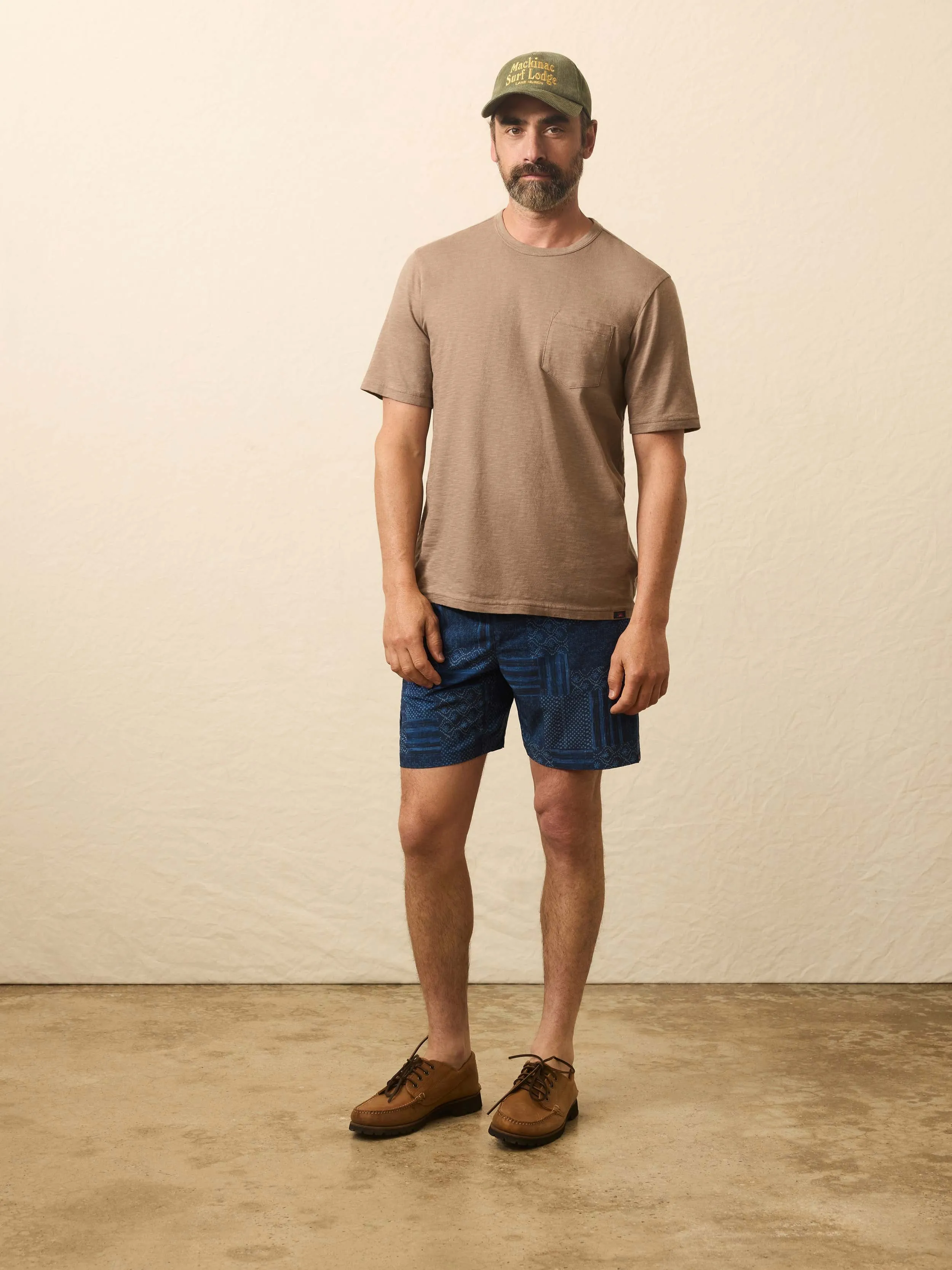 Sunwashed Regenerative Pocket Tee - Walnut Branch sold by Faherty product image thumbnail 3