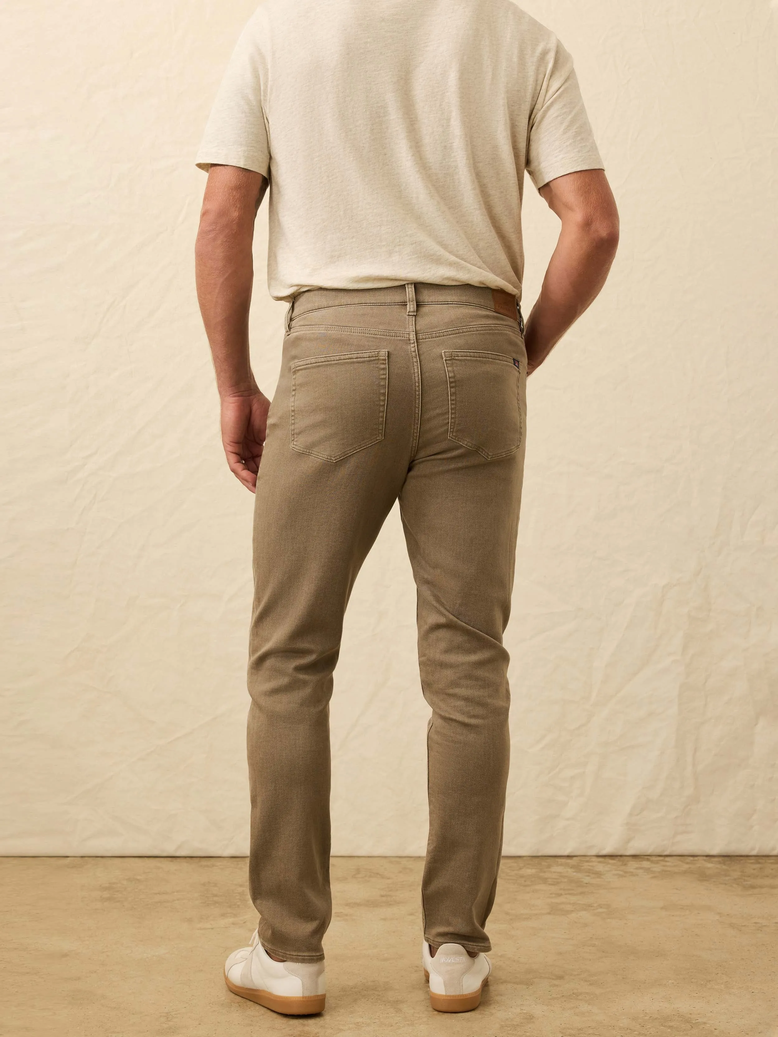 Stretch Terry 5-Pocket - Dark Rye sold by Faherty product image thumbnail 3