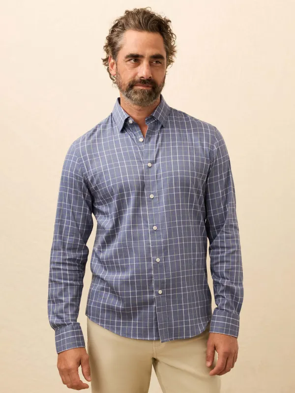 The Movement™ Shirt - Blue Wall Plaid sold by Faherty