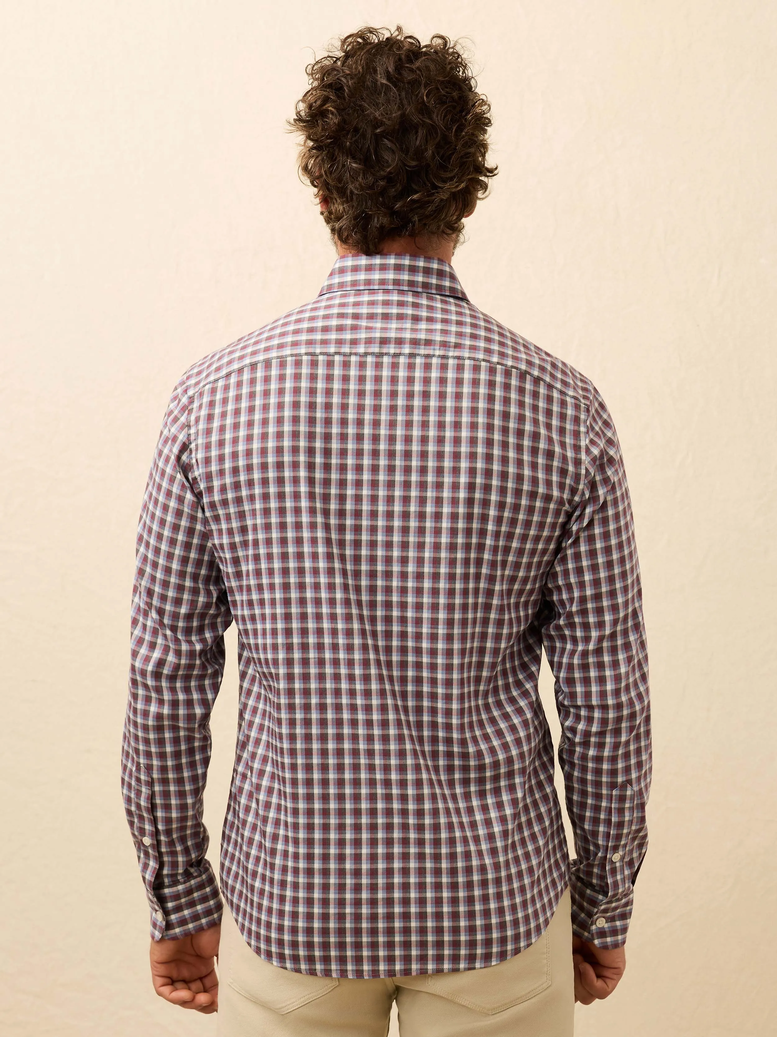 The Movement™ Shirt - Winter Cranberry Plaid sold by Faherty product image thumbnail 2