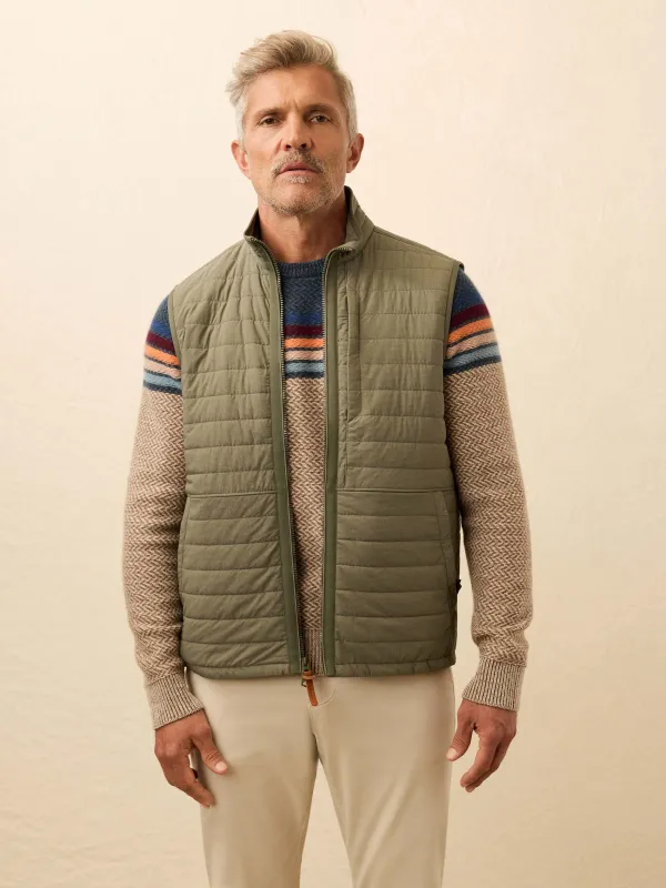 Horizon Series Vest - Maine Forest made by Faherty