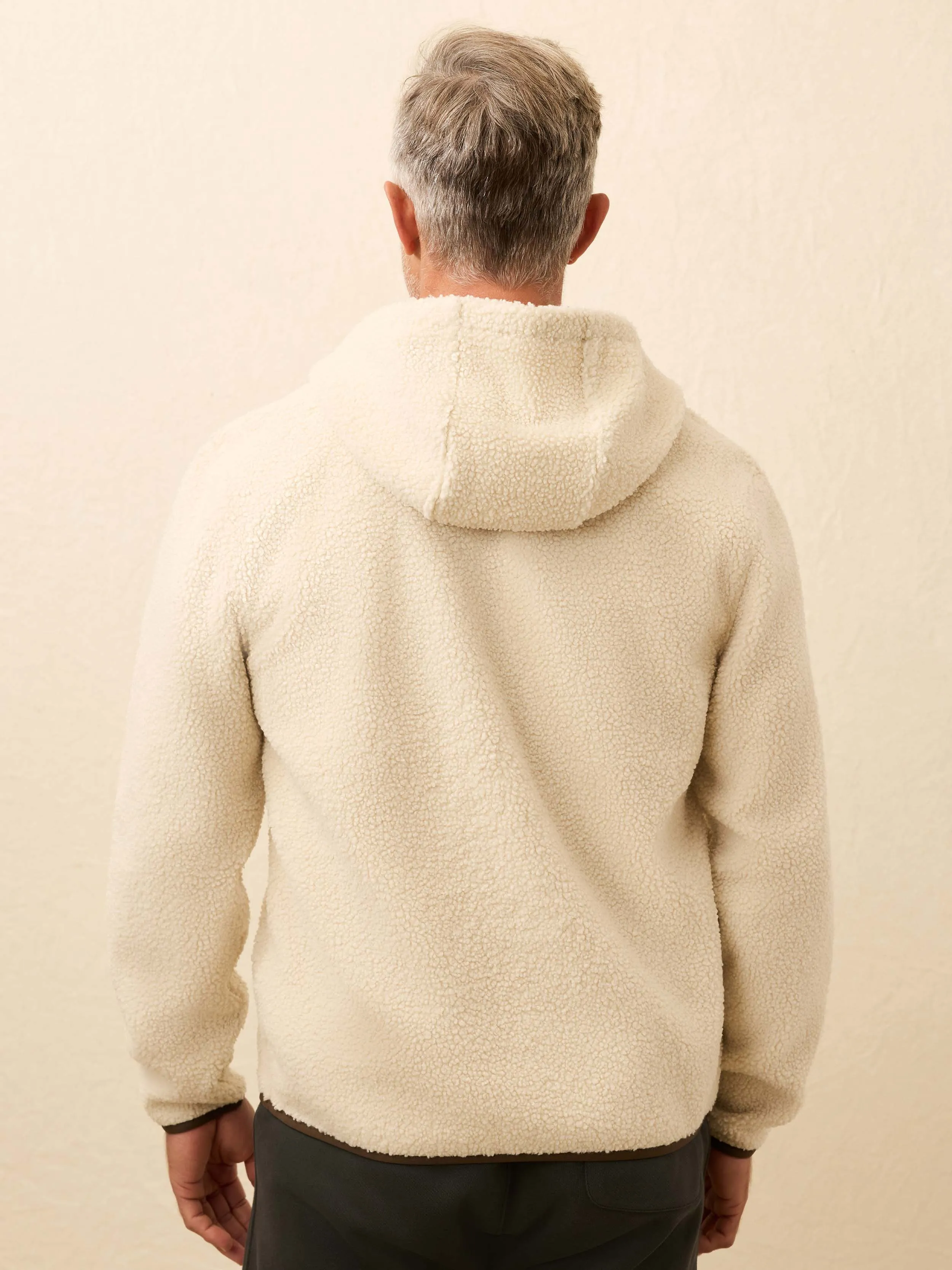 High Pile Fleece Hoodie - Arctic Ivory sold by Faherty product image thumbnail 2