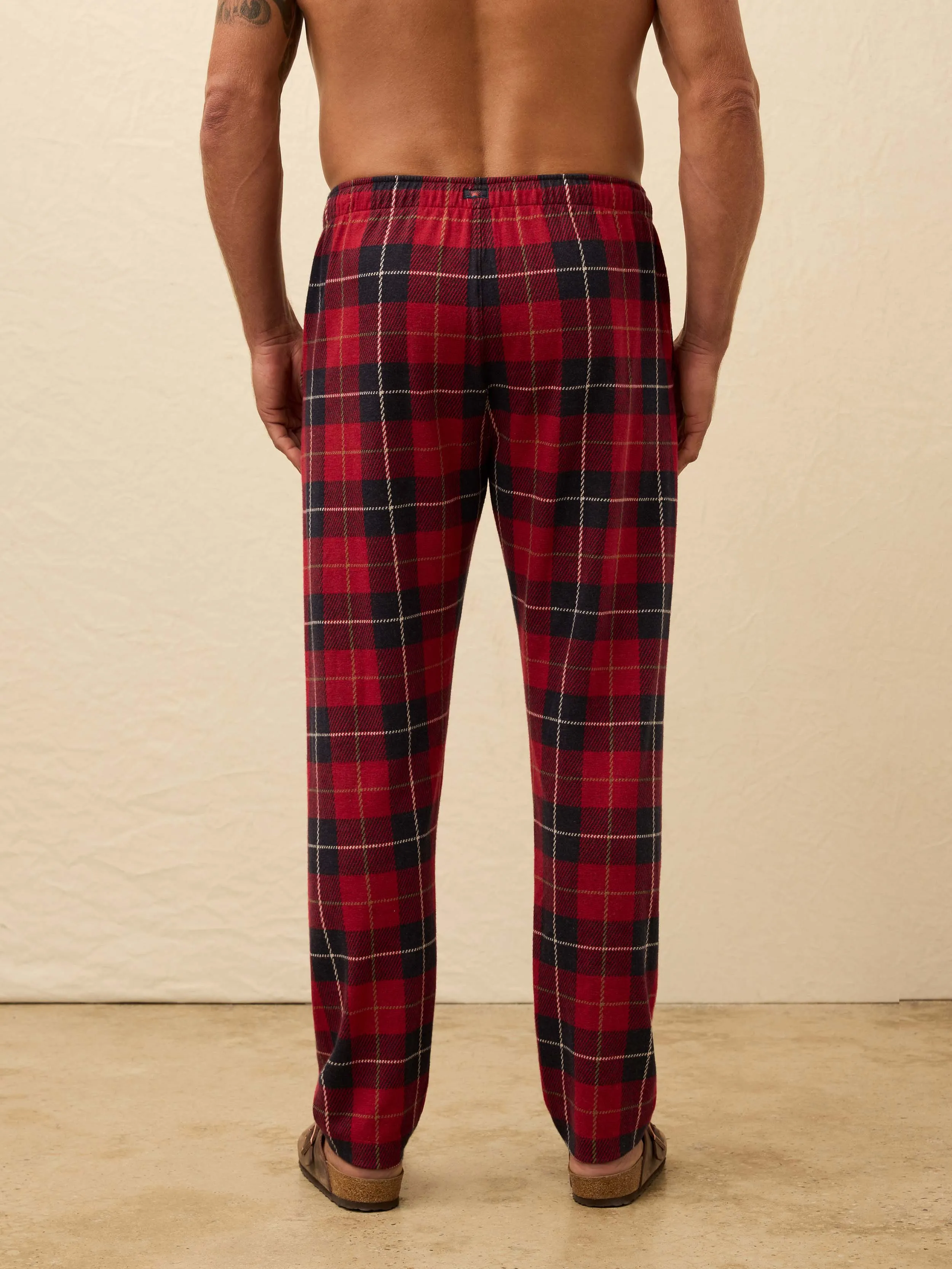 Legend™ Pajama Pant - Crimson River Plaid sold by Faherty product image thumbnail 3