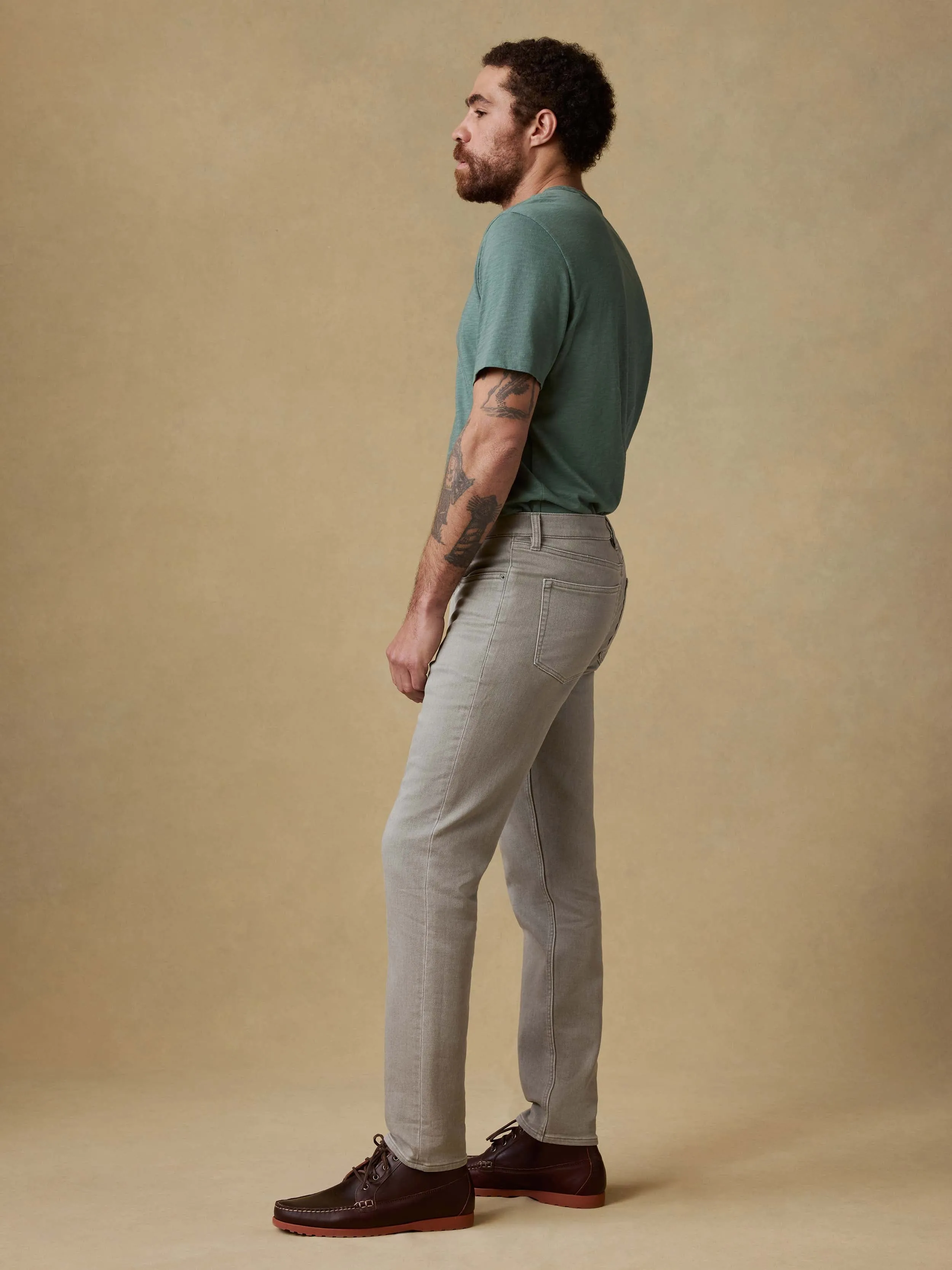 Stretch Terry 5pocket - Coastal Sage sold by Faherty product image thumbnail 4