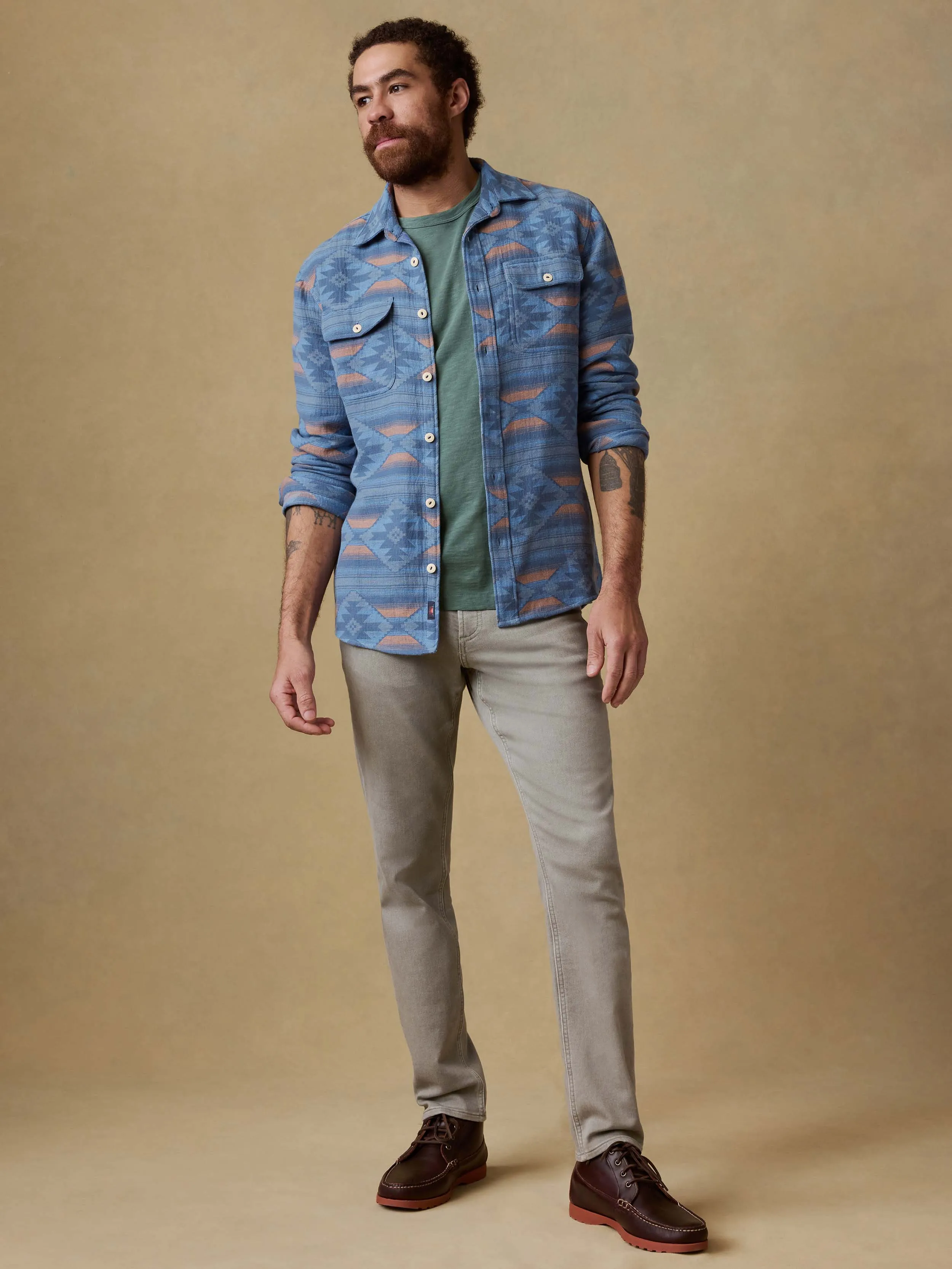Stretch Terry 5pocket - Coastal Sage sold by Faherty product image thumbnail 2