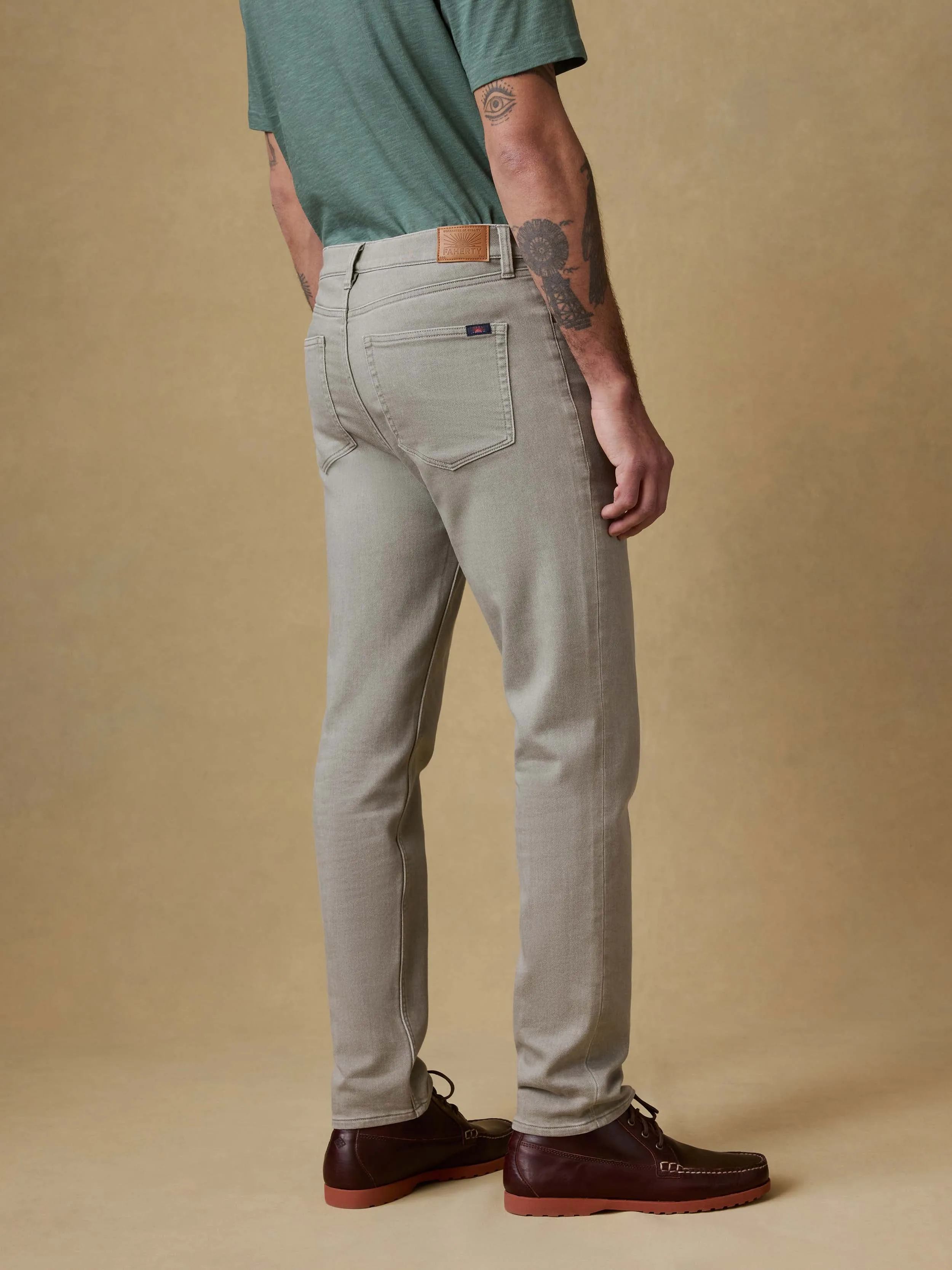 Stretch Terry 5pocket - Coastal Sage sold by Faherty product image thumbnail 5