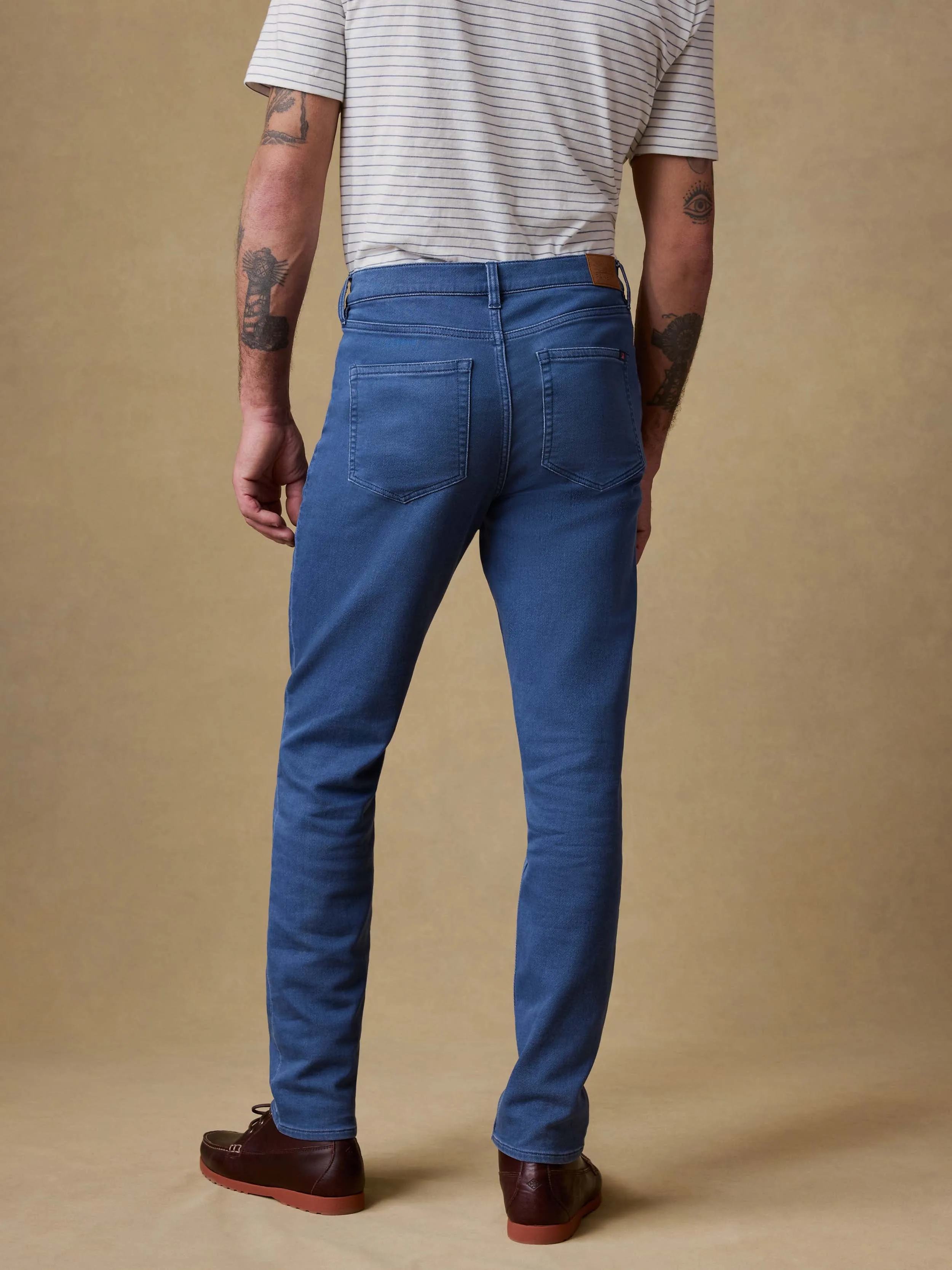 Stretch Terry 5-Pocket Pant - Pacific Tides sold by Faherty product image thumbnail 4