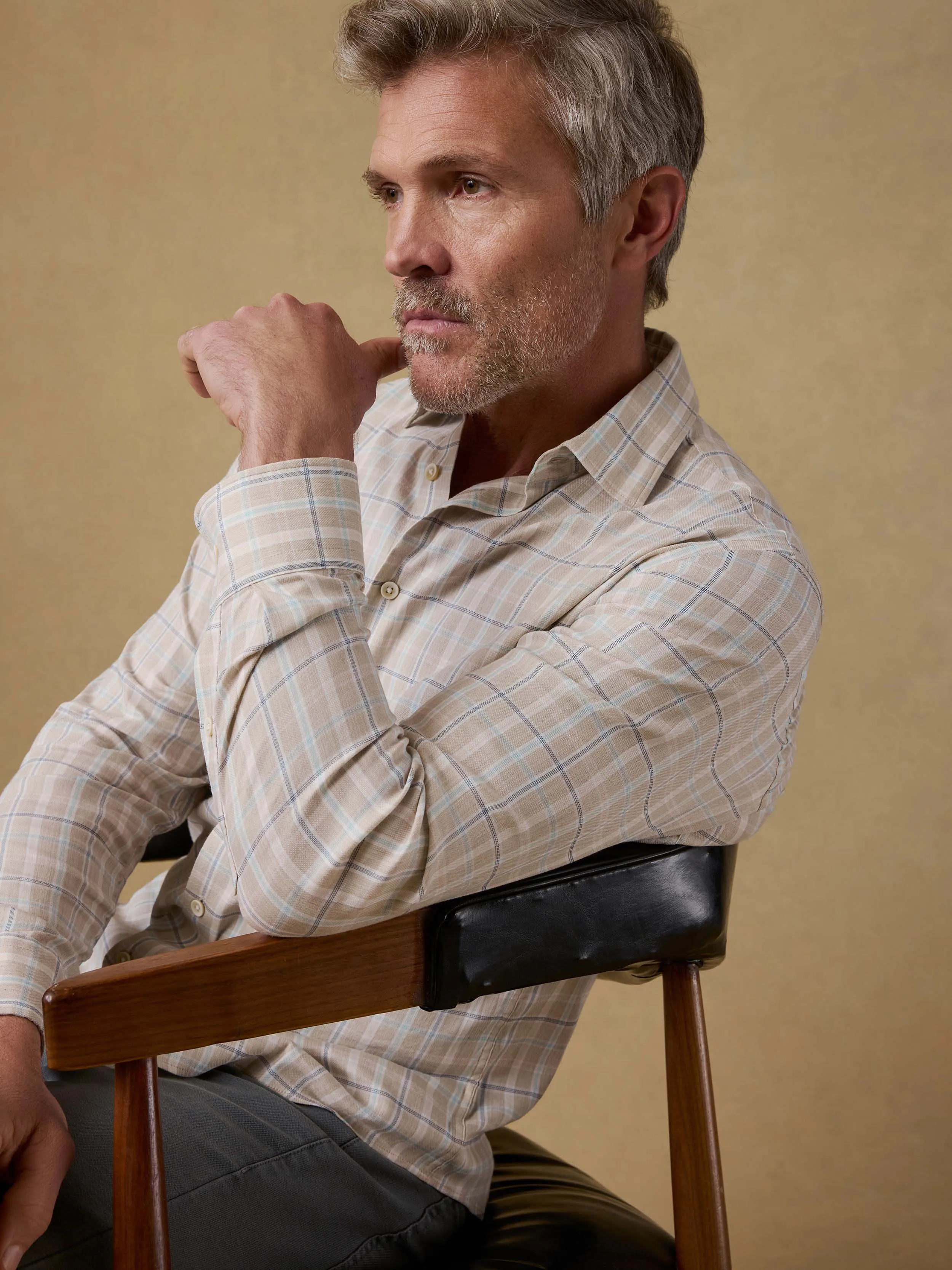 Movement™ Monterey Shirt - Sandy Reef Plaid sold by Faherty