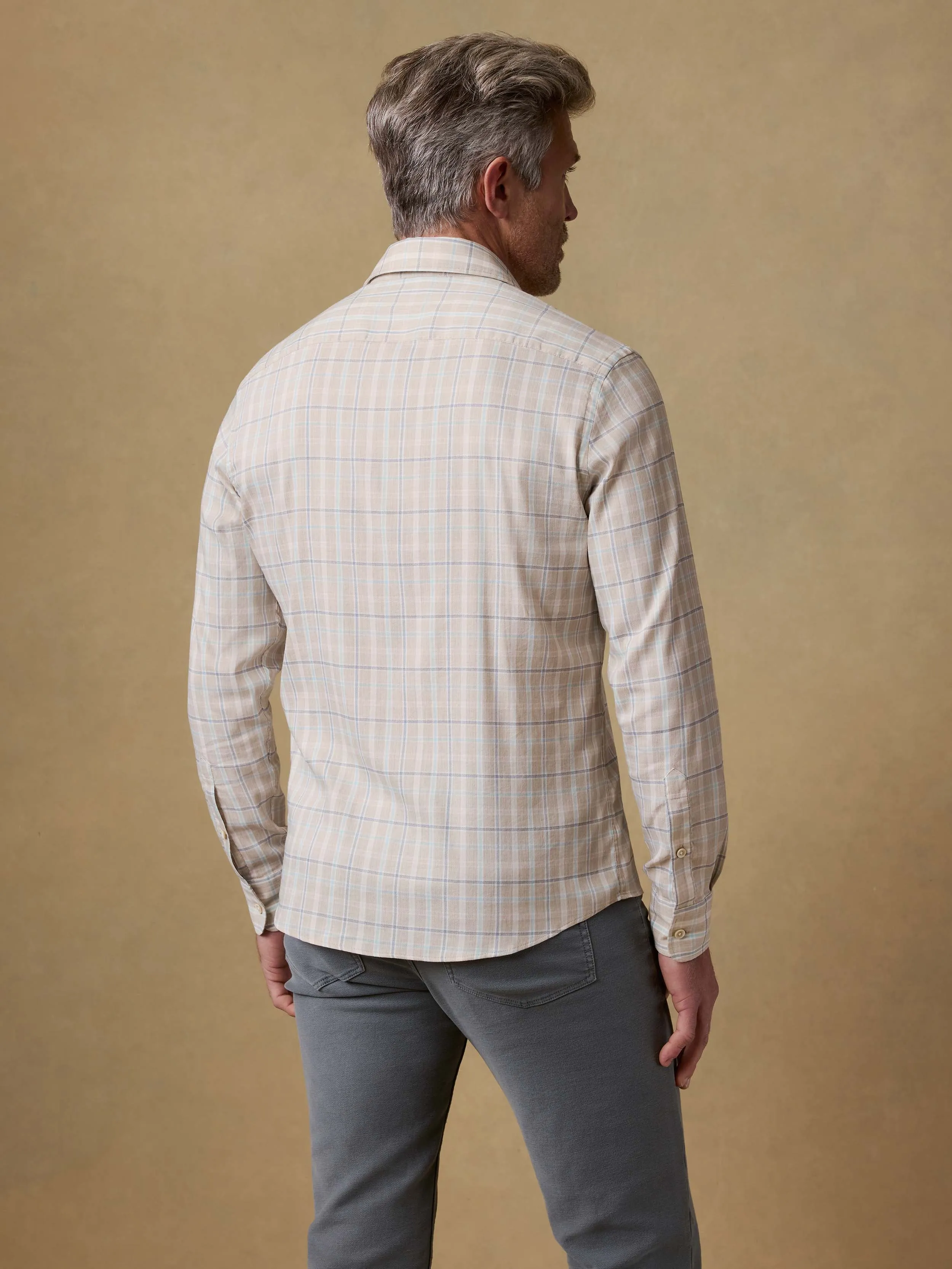 Movement™ Monterey Shirt - Sandy Reef Plaid sold by Faherty product image thumbnail 4