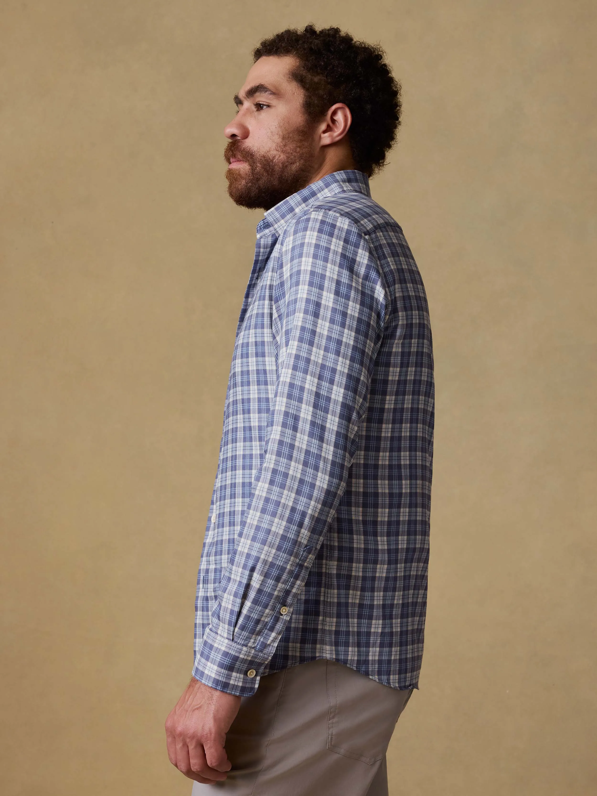 Movement™ Monterey Shirt - Blue Isle Plaid sold by Faherty product image thumbnail 2