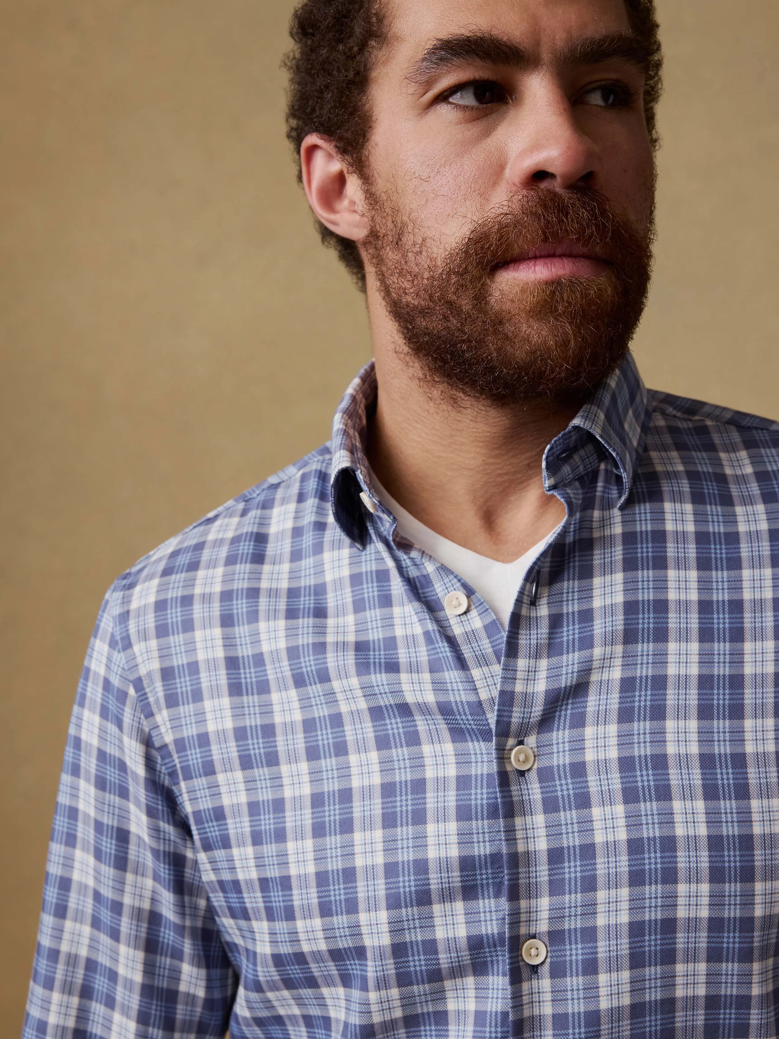 Movement™ Monterey Shirt - Blue Isle Plaid sold by Faherty product image thumbnail 5