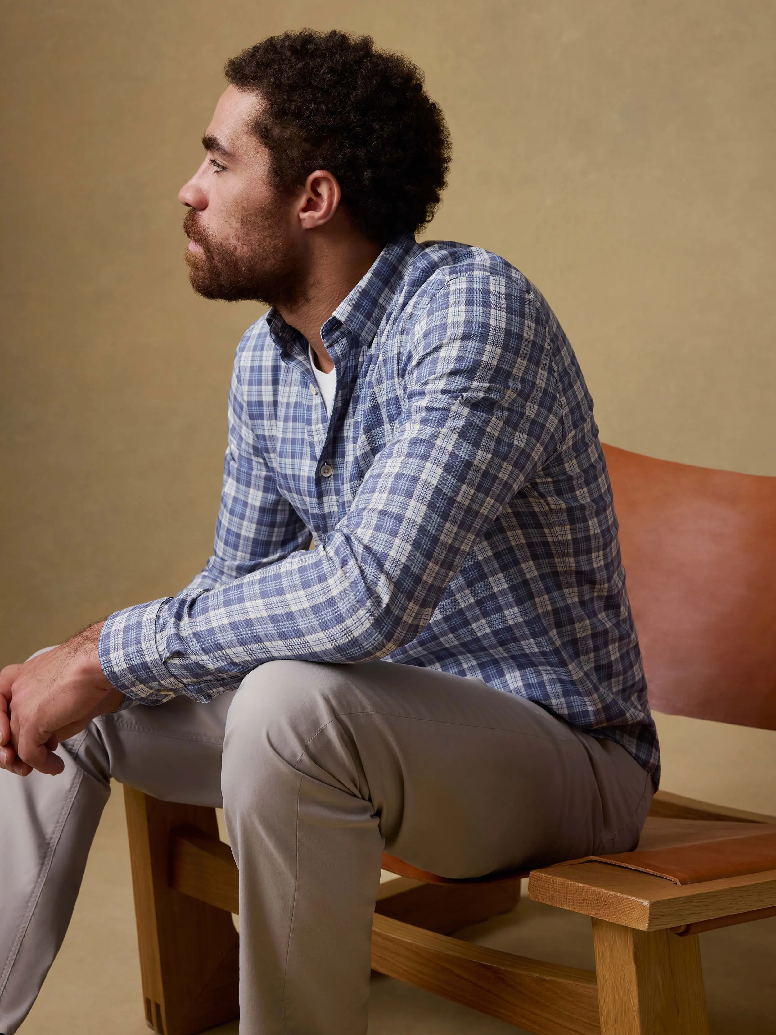 Movement™ Monterey Shirt - Blue Isle Plaid sold by Faherty product image thumbnail 3
