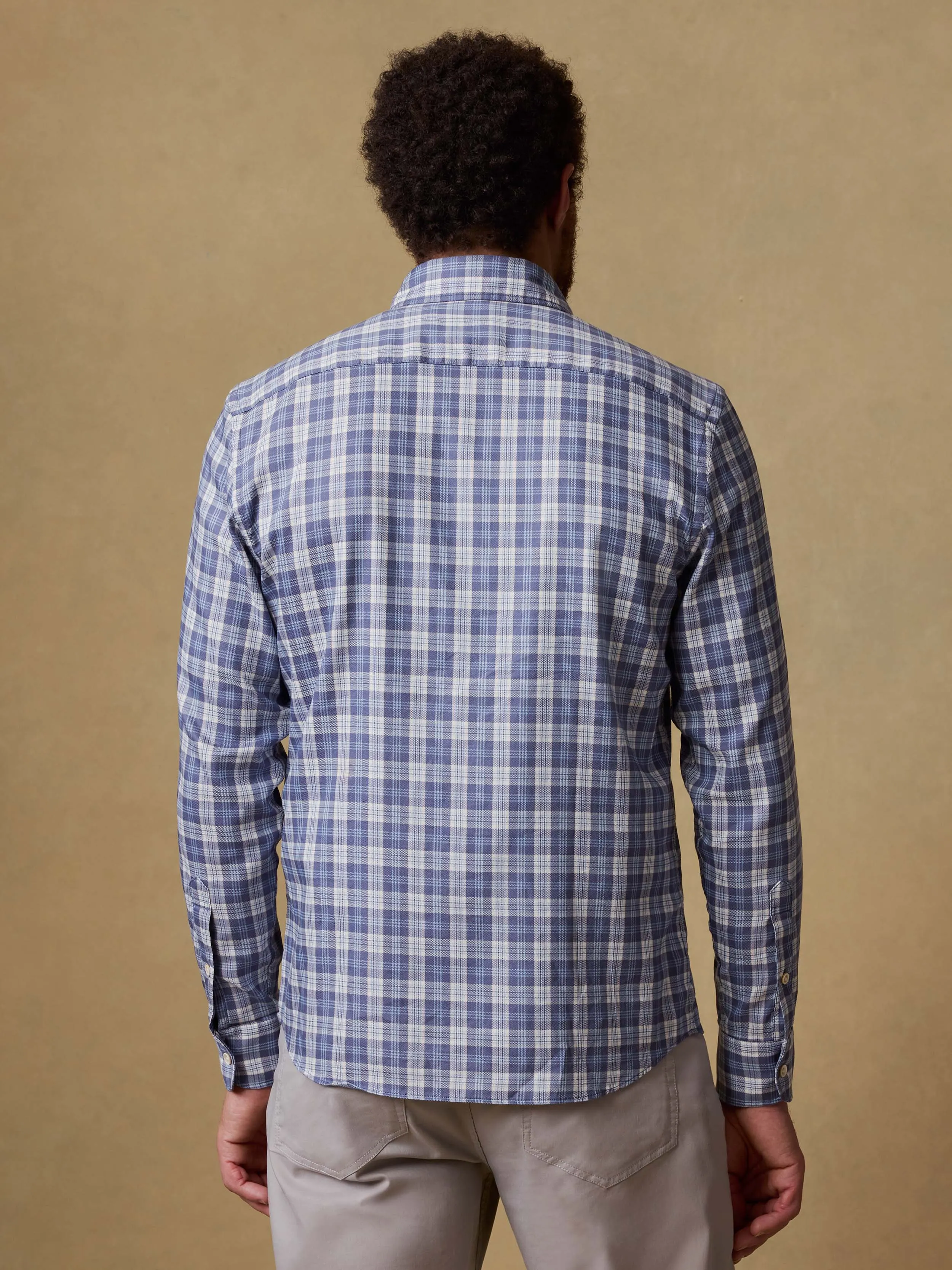 Movement™ Monterey Shirt - Blue Isle Plaid sold by Faherty product image thumbnail 4