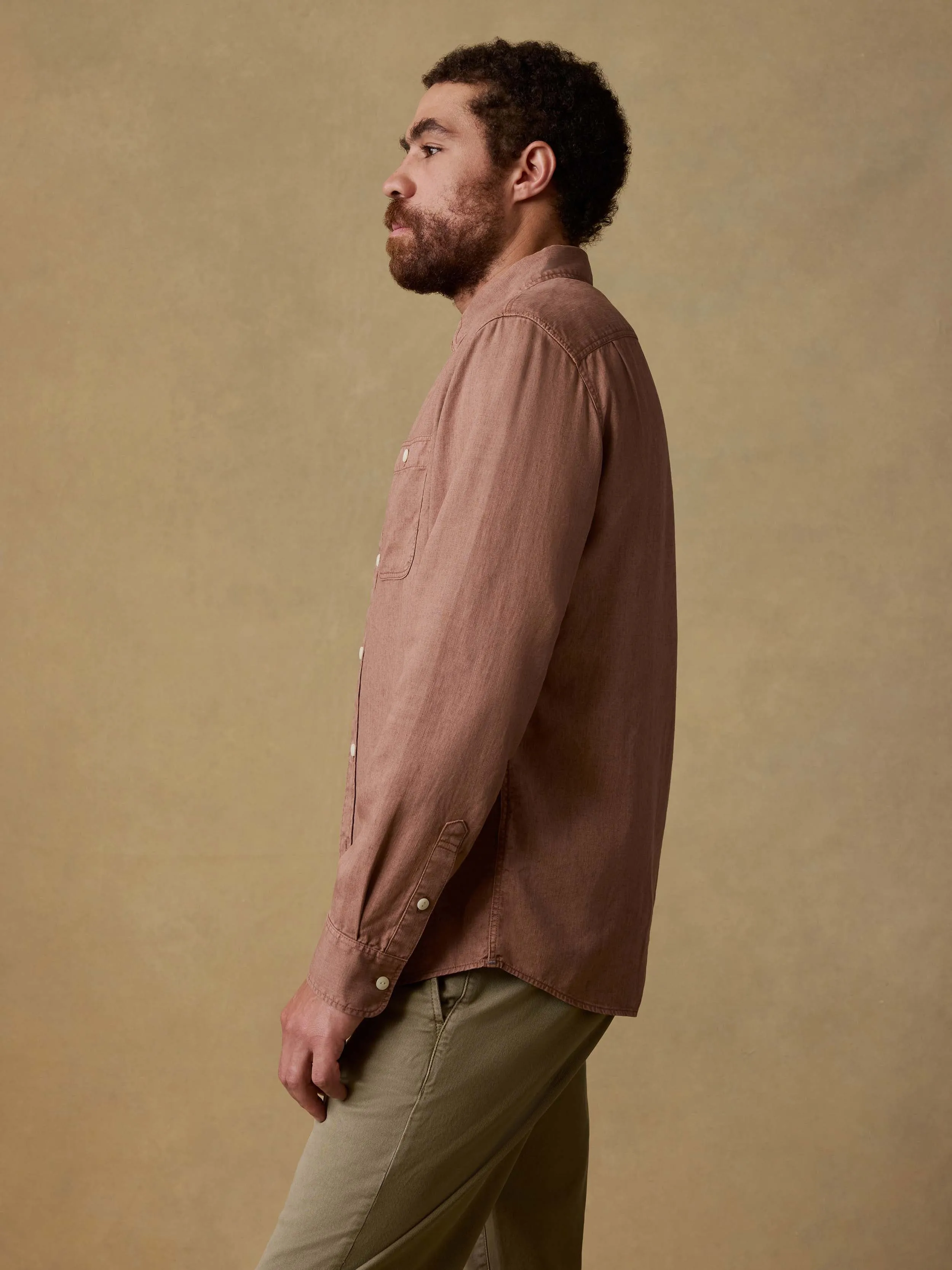 The Tried And True Chambray Workshirt - Cedar Valley sold by Faherty product image thumbnail 4