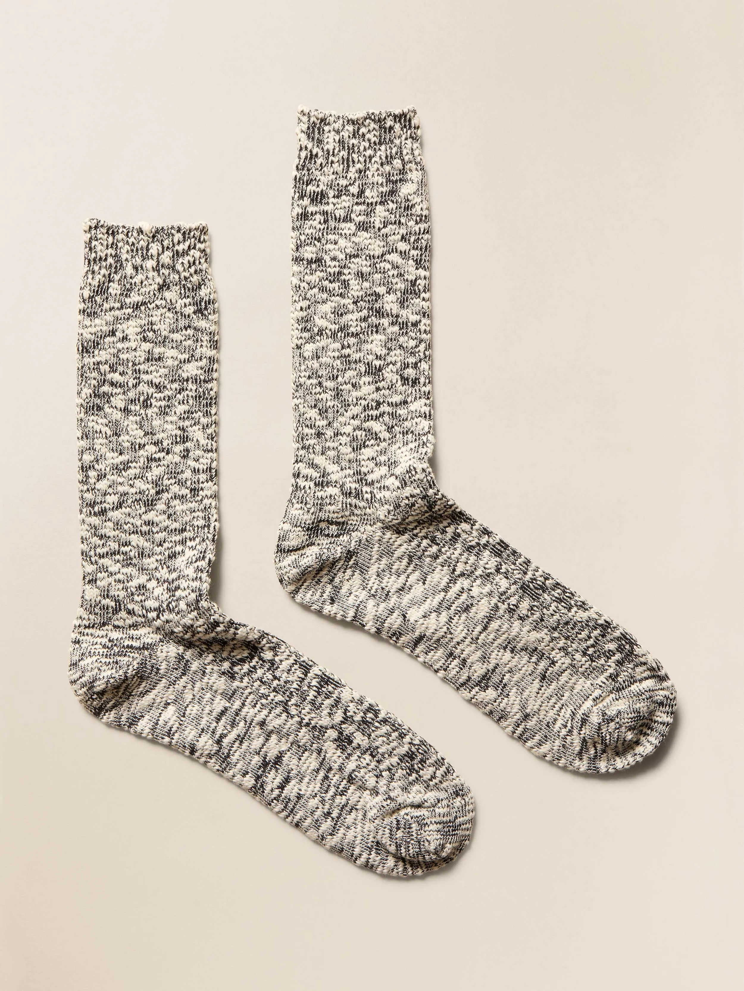 Valley Ridge Slub Sock - Black sold by Faherty product image thumbnail 2