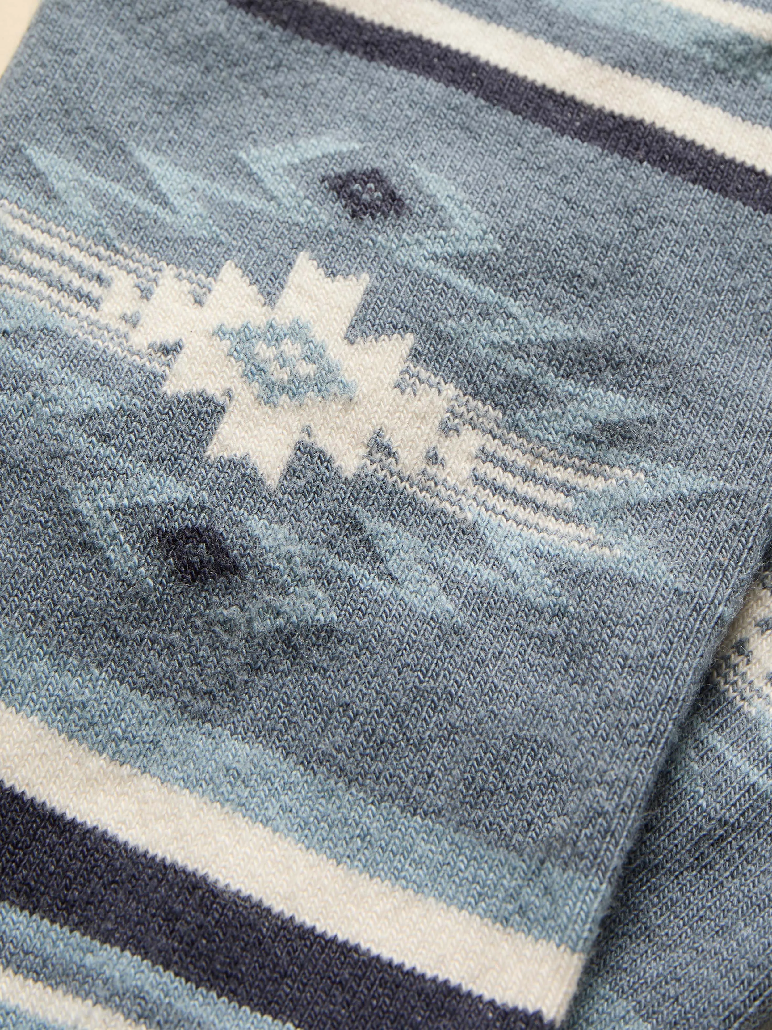 Native Sock - Blue Western Range sold by Faherty product image thumbnail 2