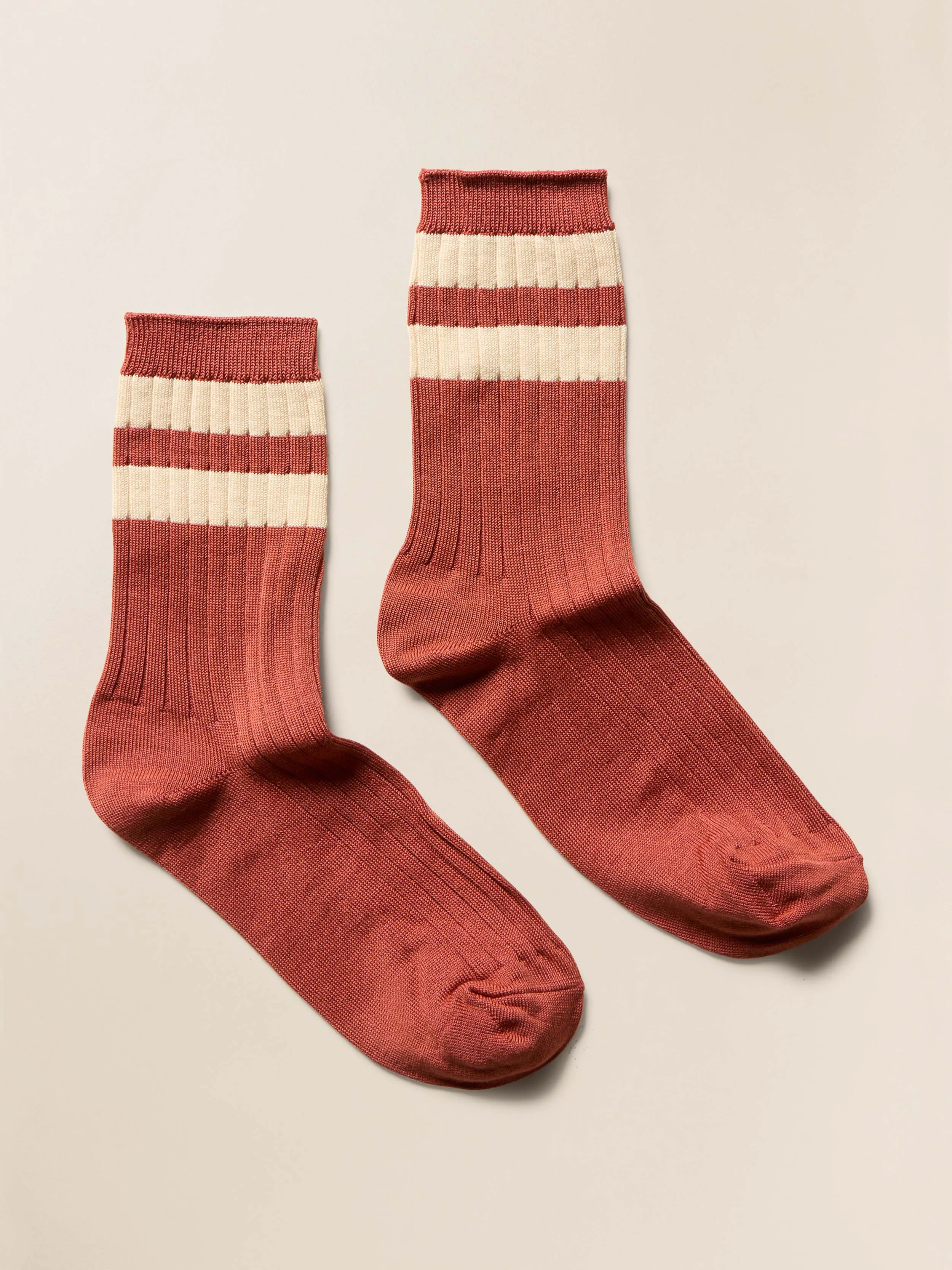 Le Bon Shoppe Her Varsity Sock - Tandori sold by Faherty product image thumbnail 2