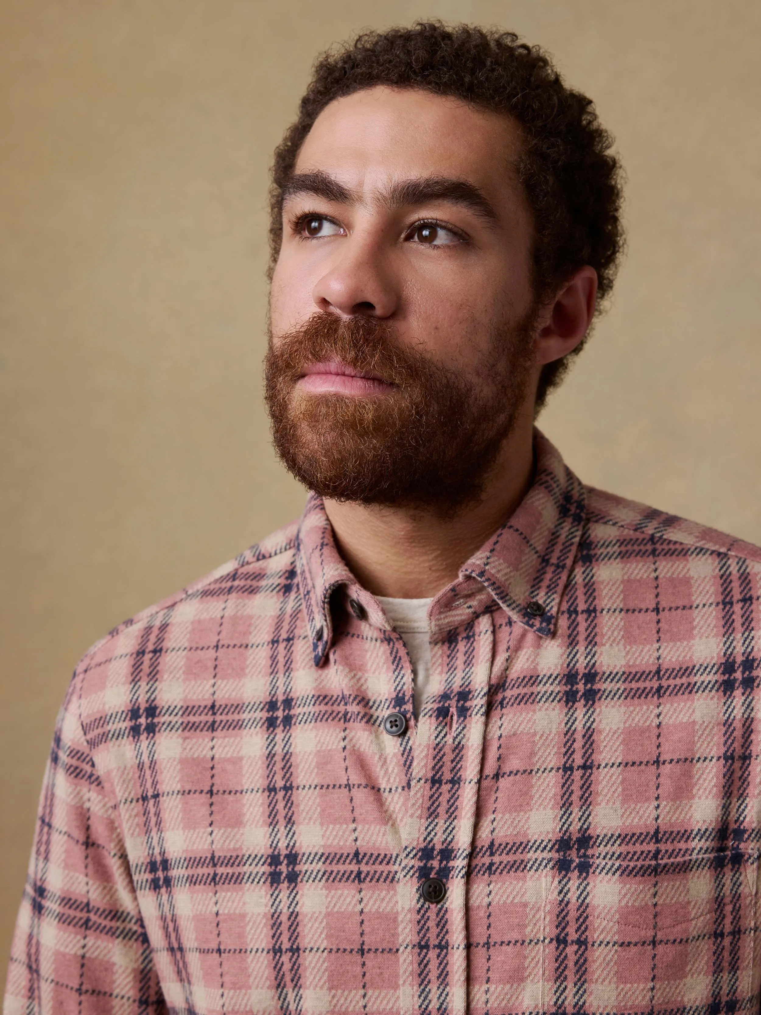 Legend™ Sweater Shirt (Single Pocket) - Sienna Night Plaid sold by Faherty product image thumbnail 4