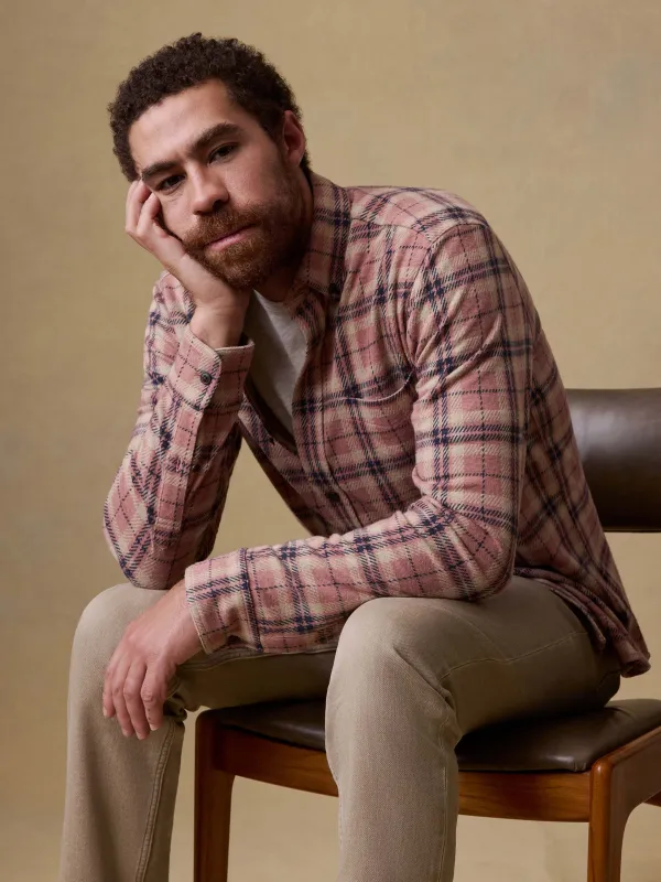 Legend™ Sweater Shirt (Single Pocket) - Sienna Night Plaid sold by Faherty