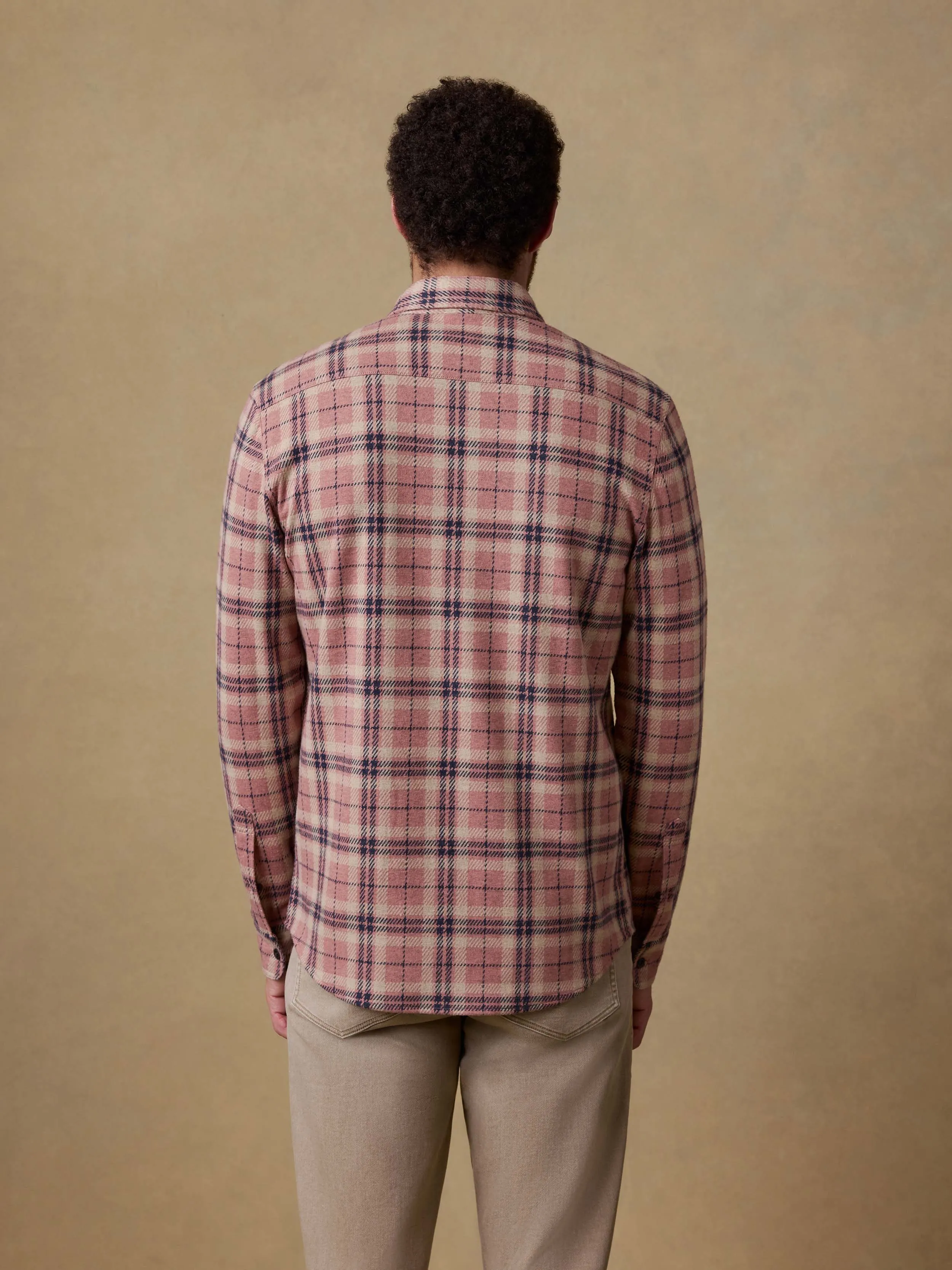 Legend™ Sweater Shirt (Single Pocket) - Sienna Night Plaid sold by Faherty product image thumbnail 3